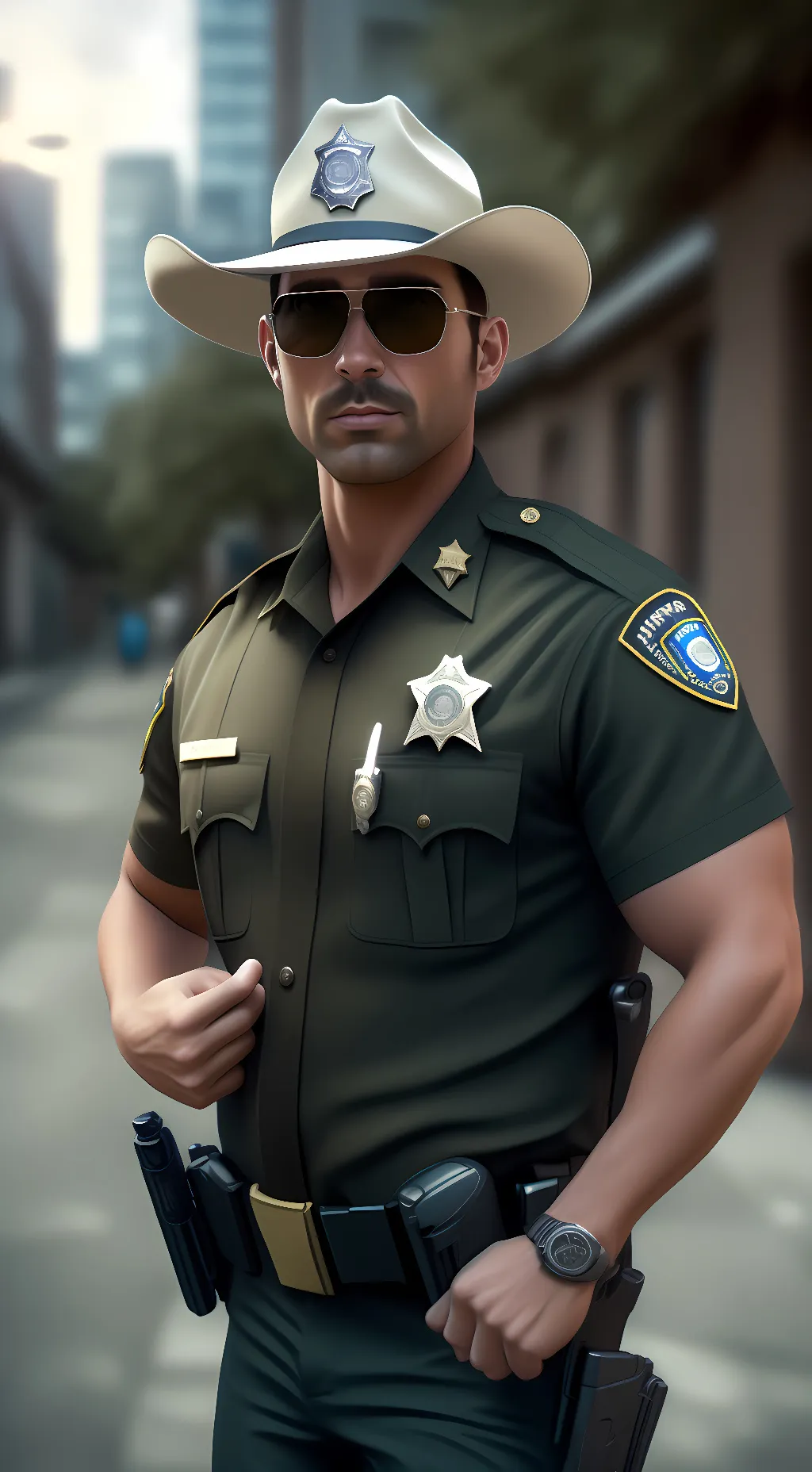 ai character: Sheriff background
