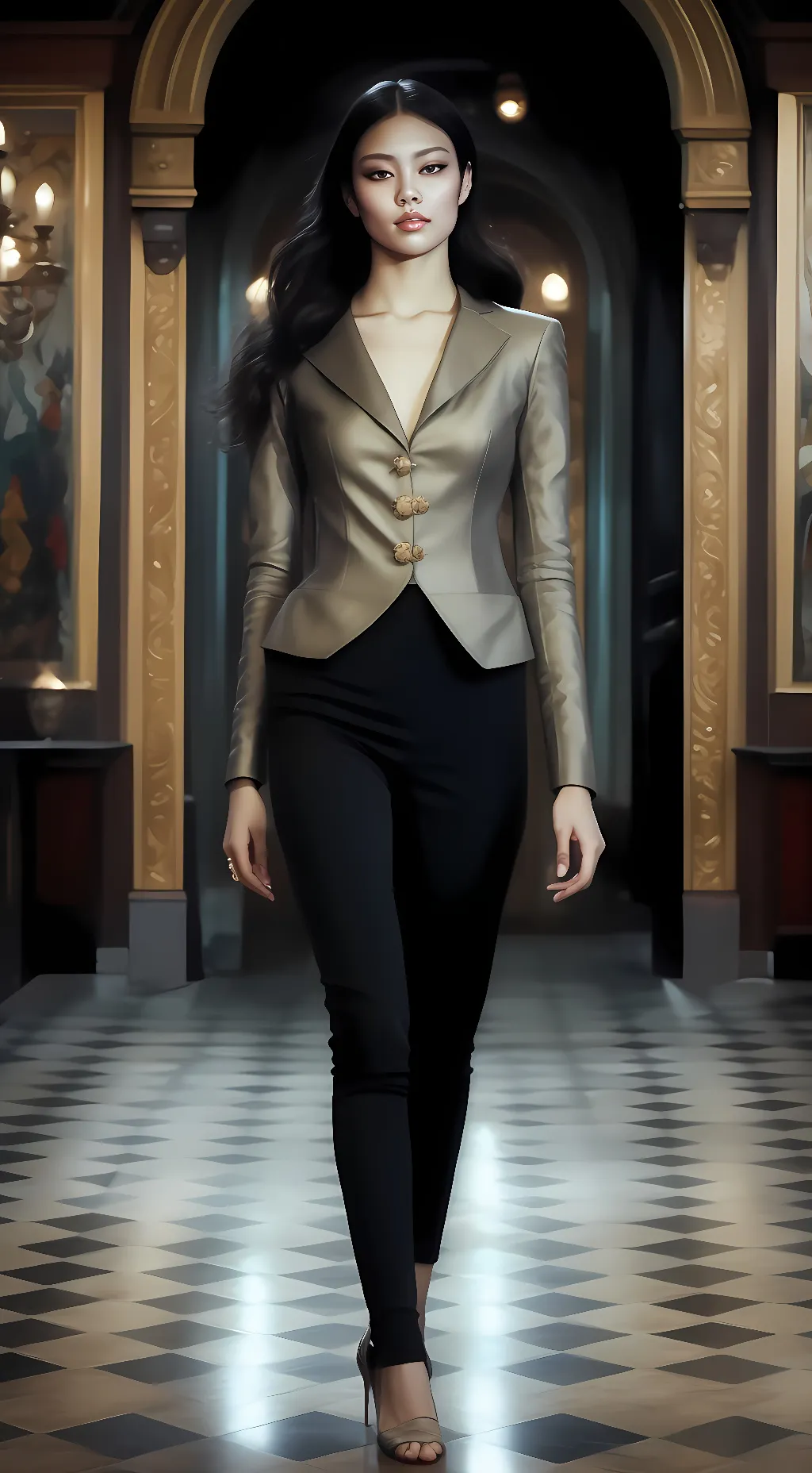 ai character: jennie kim background