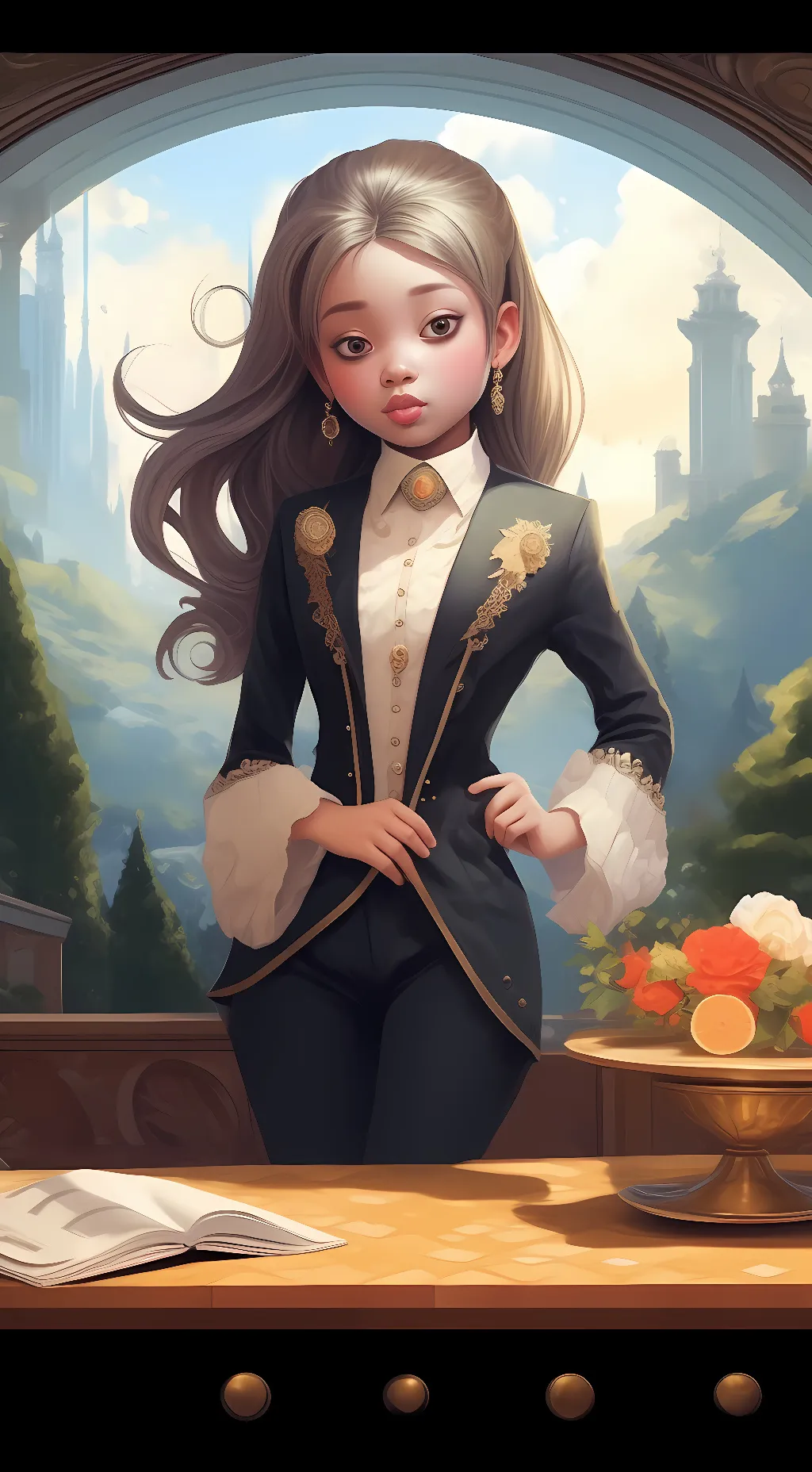 ai character: Kelsey chamorro background