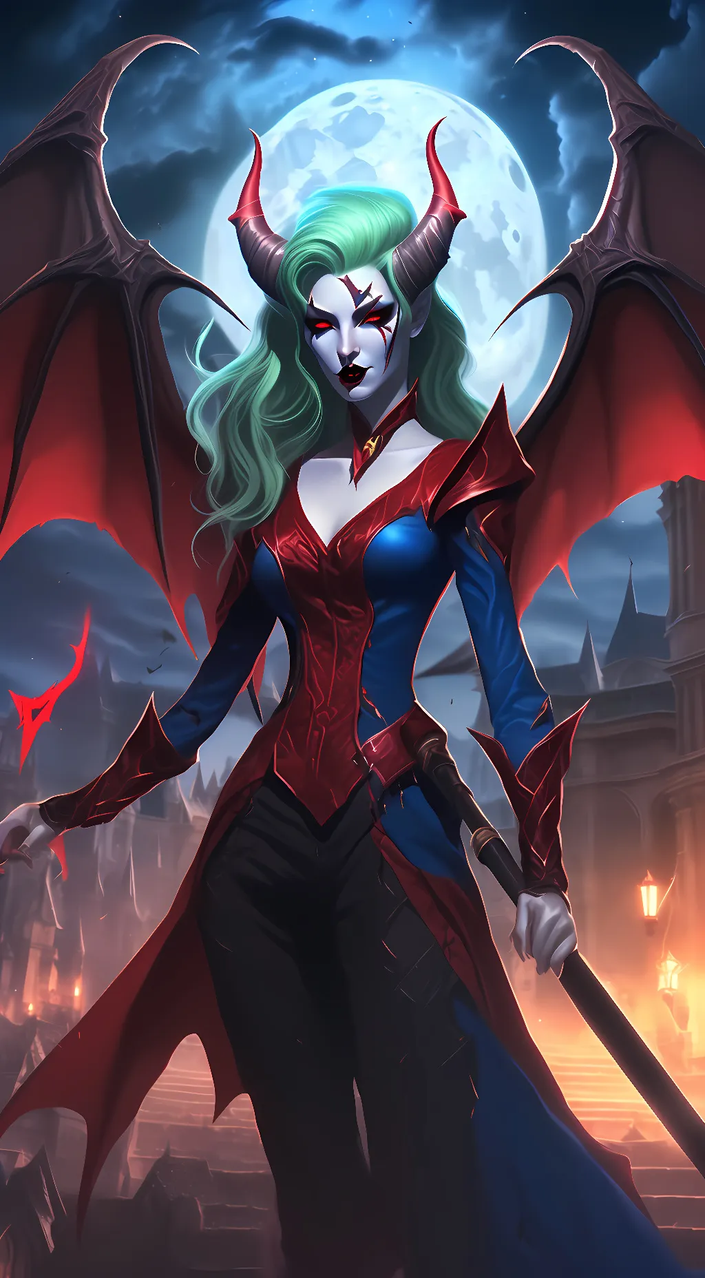 ai character: evelyn  background