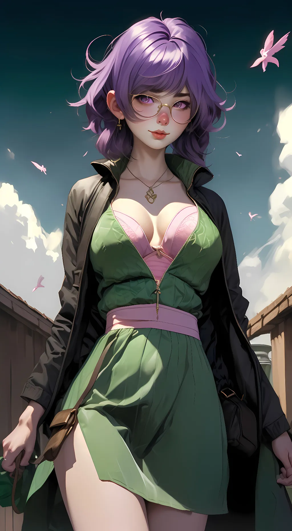 ai character: Alex. Femboy background