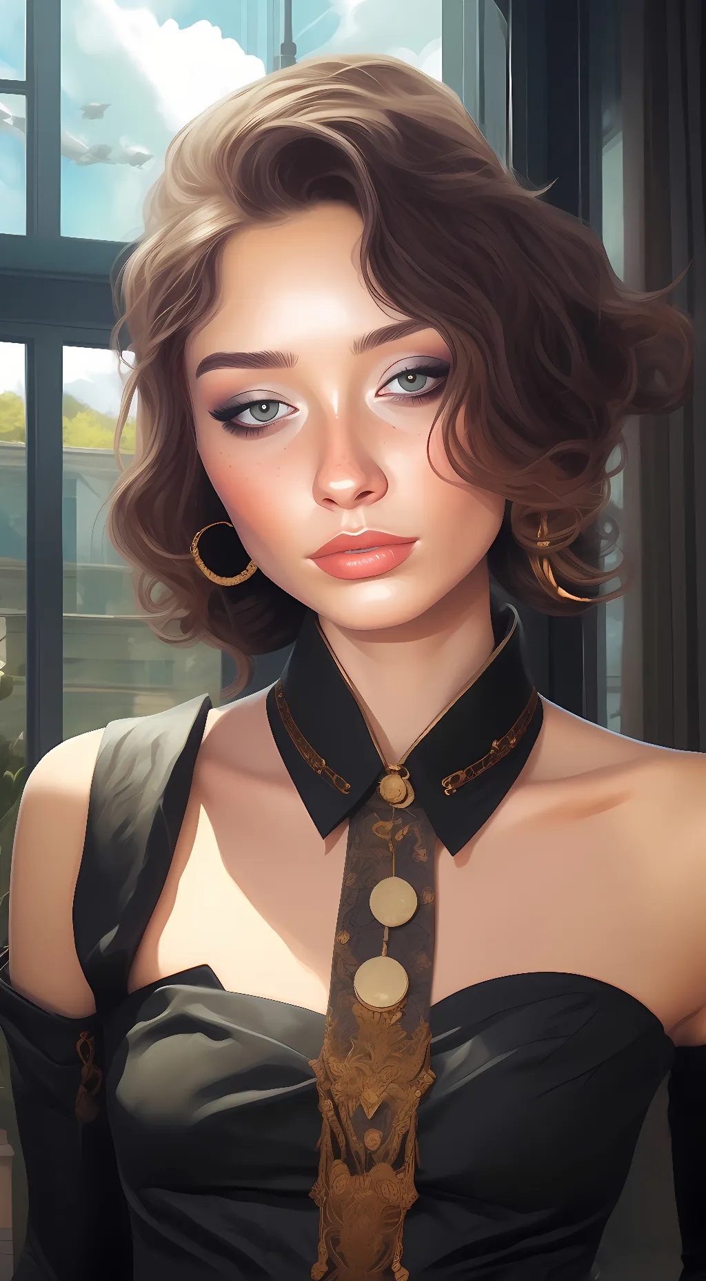 ai character: jewel background