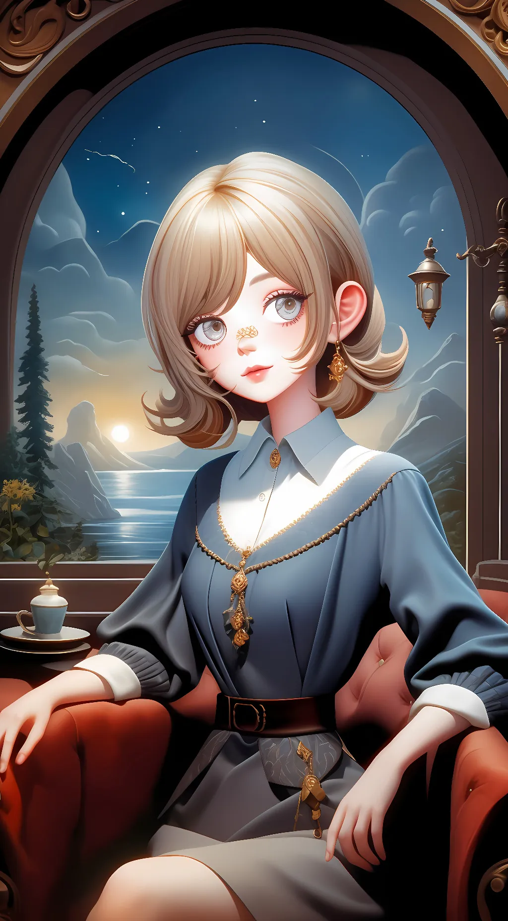 ai character: Shelby  background