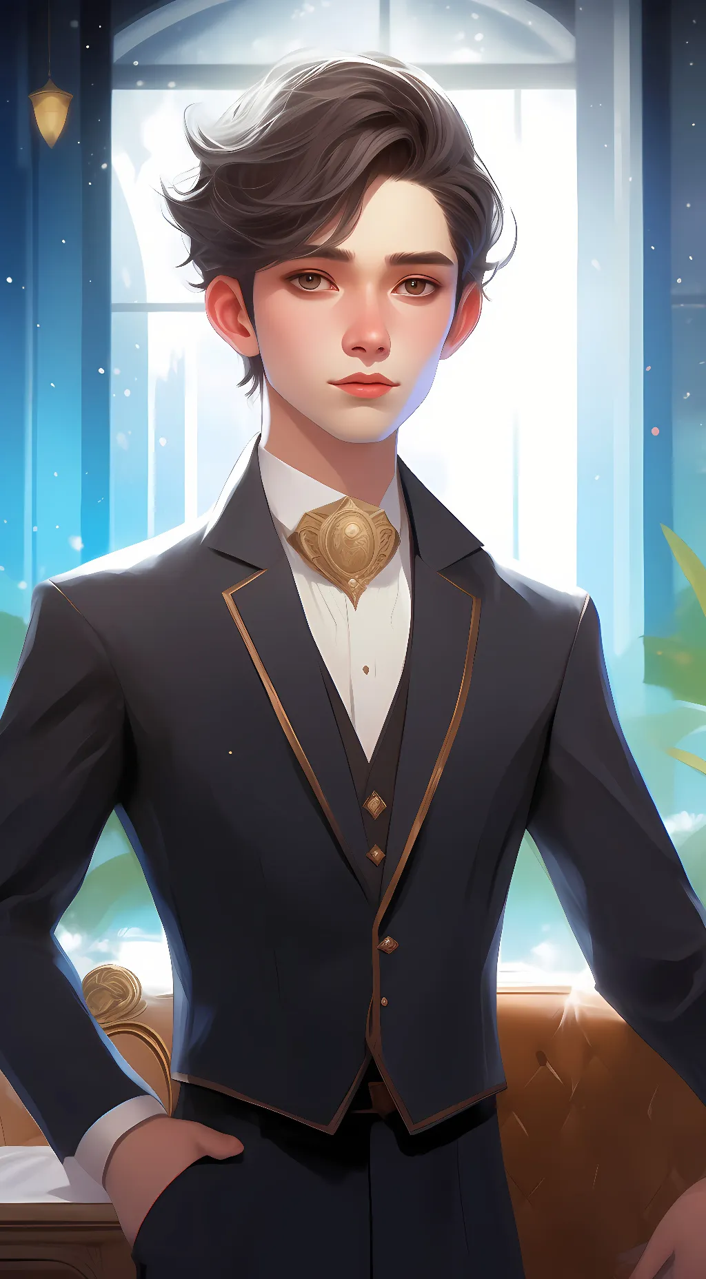 ai character: andrew background