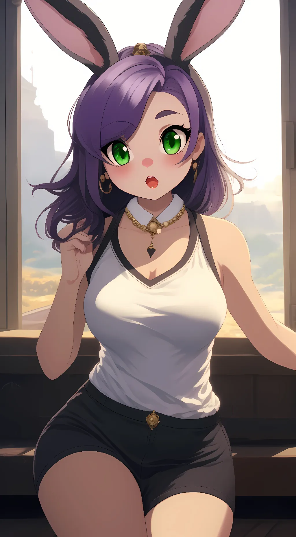 ai character: Bunny background