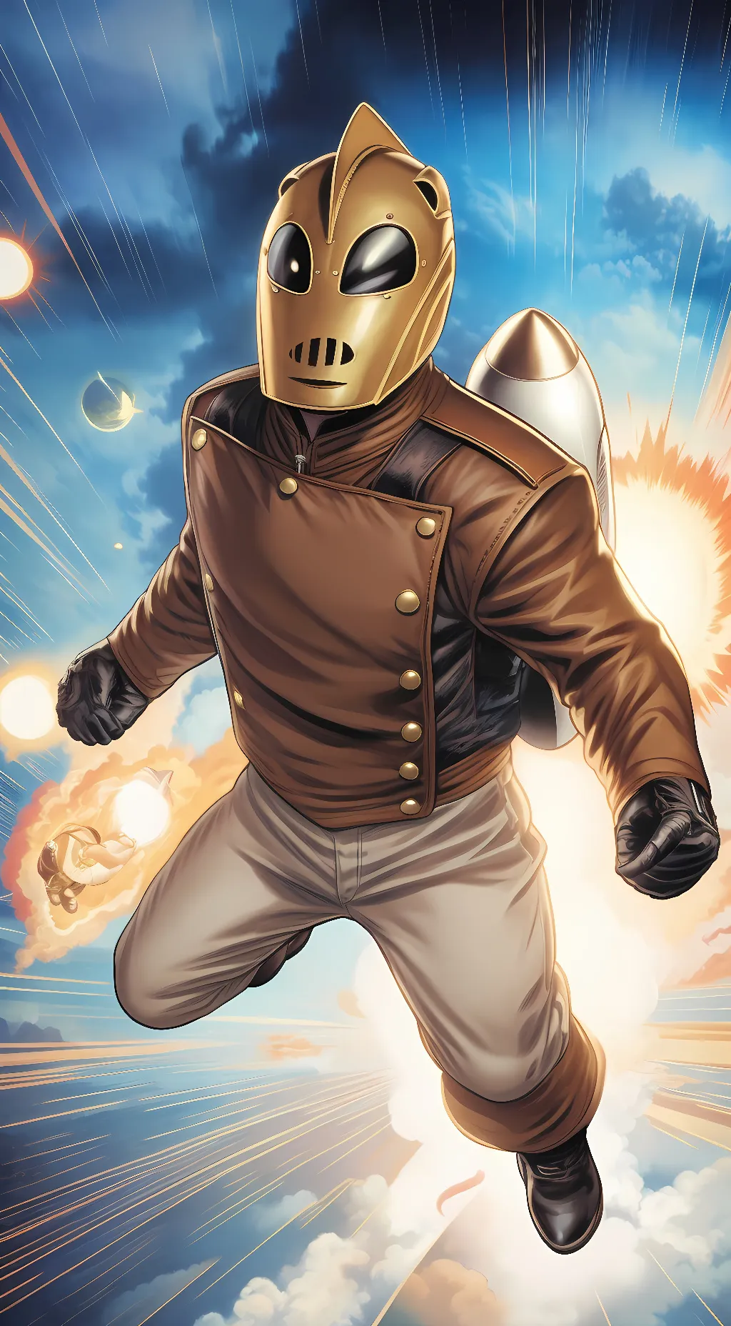ai character: The Rocketeer background