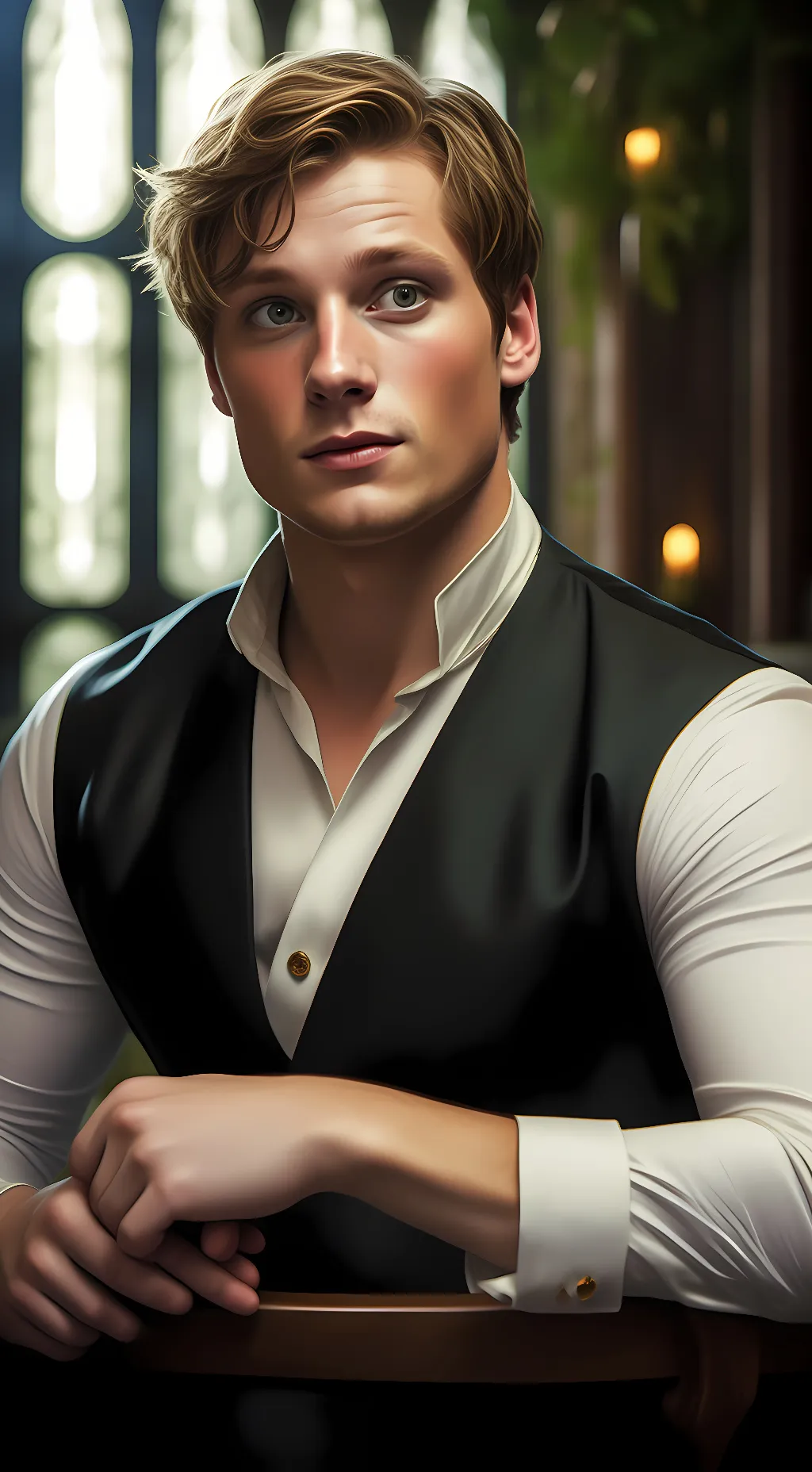 ai character: Peeta Mellark background