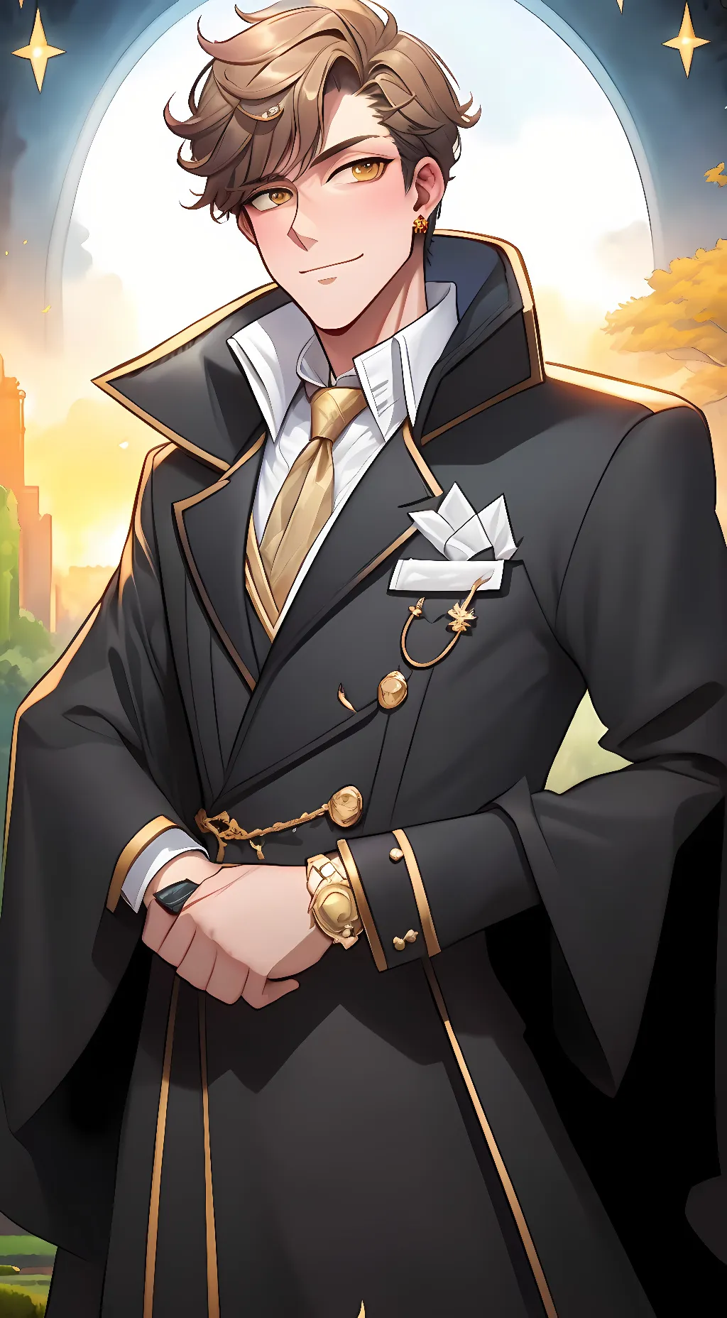 ai character: Grey Hollow background