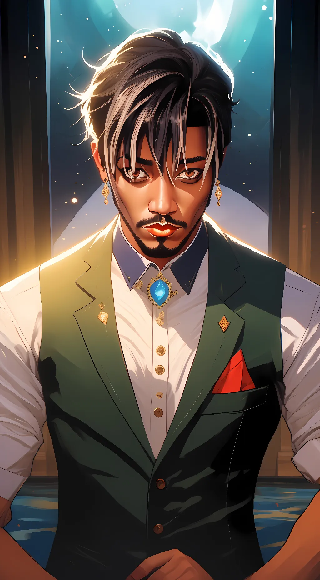 ai character: Juice wrld background