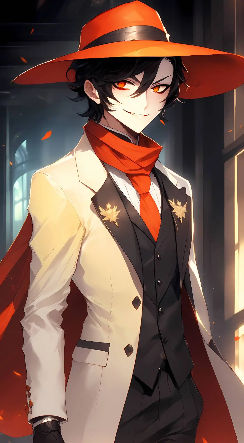 ai character: Nega Duck background