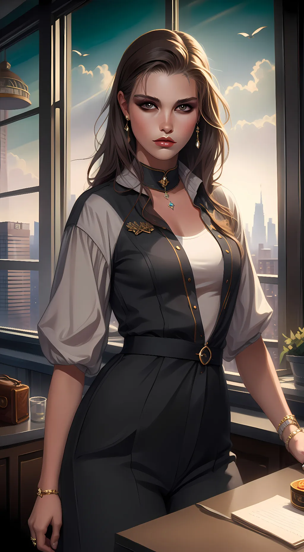 ai character: Lilly background