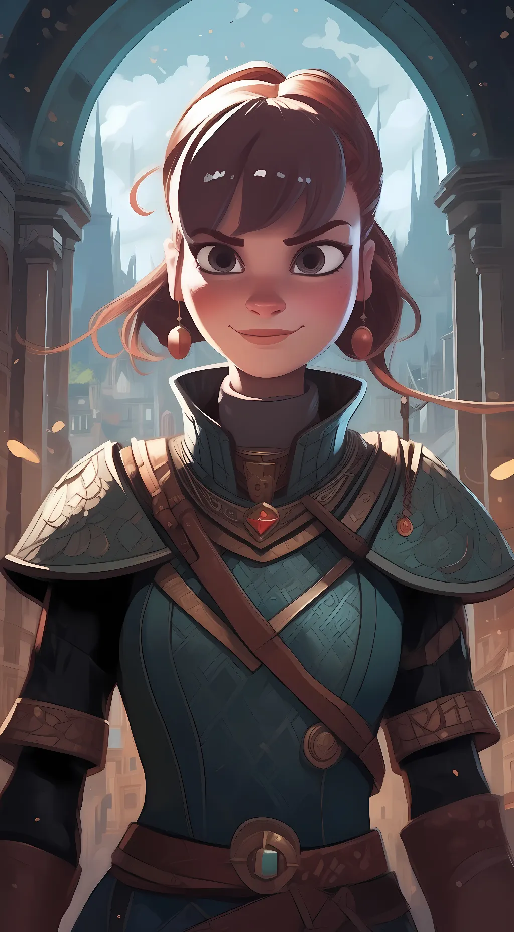 ai character: Nimona background