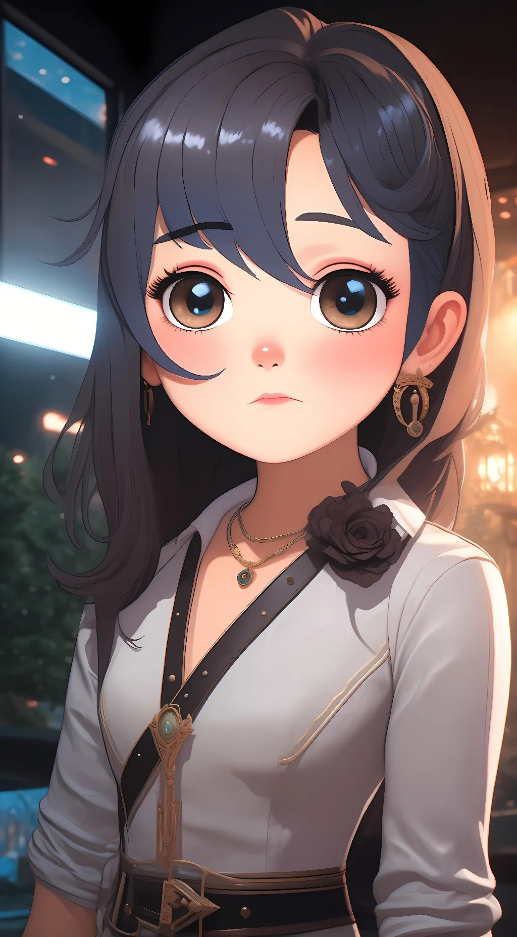 ai character: Selina James background