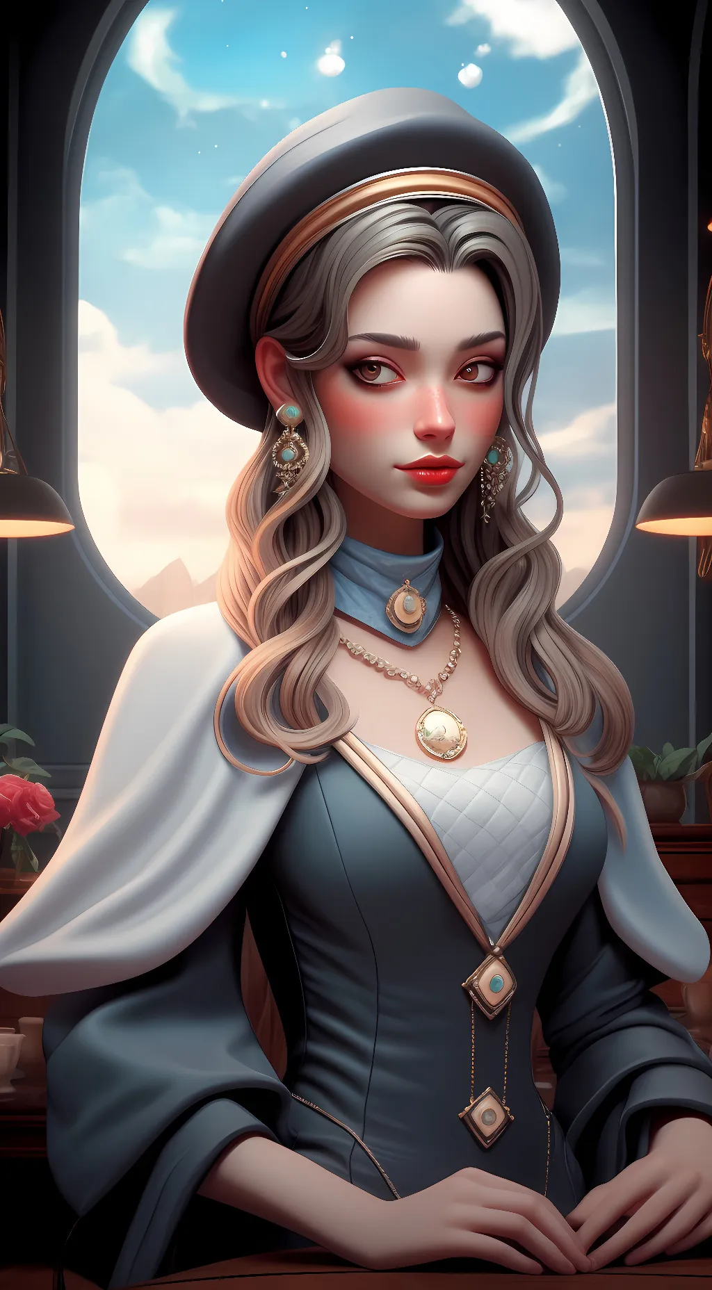 ai character: Princess Comelosla background