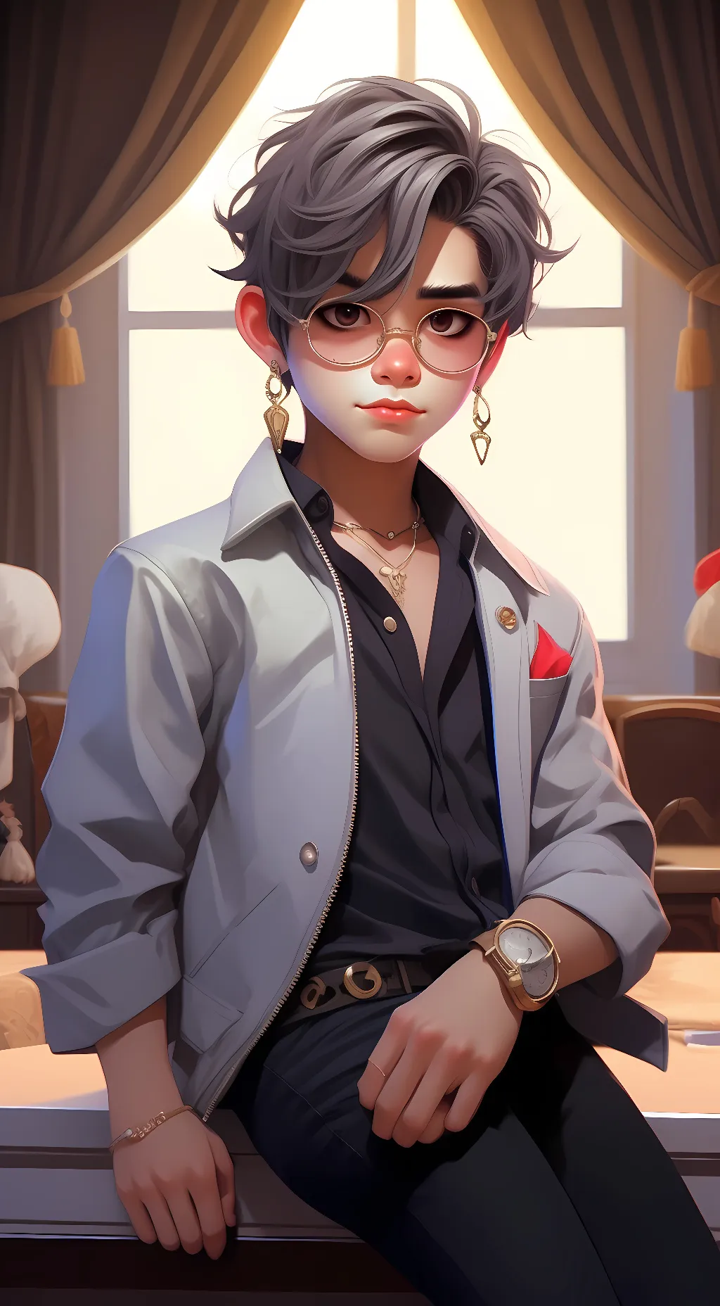 ai character: tom background