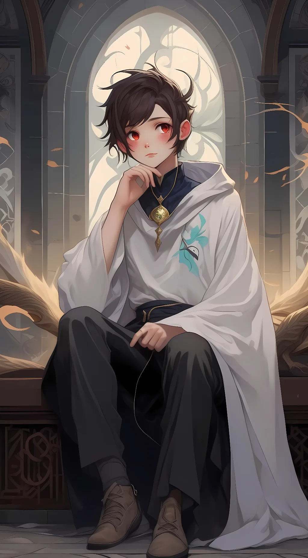 ai character: Max and Julie  background