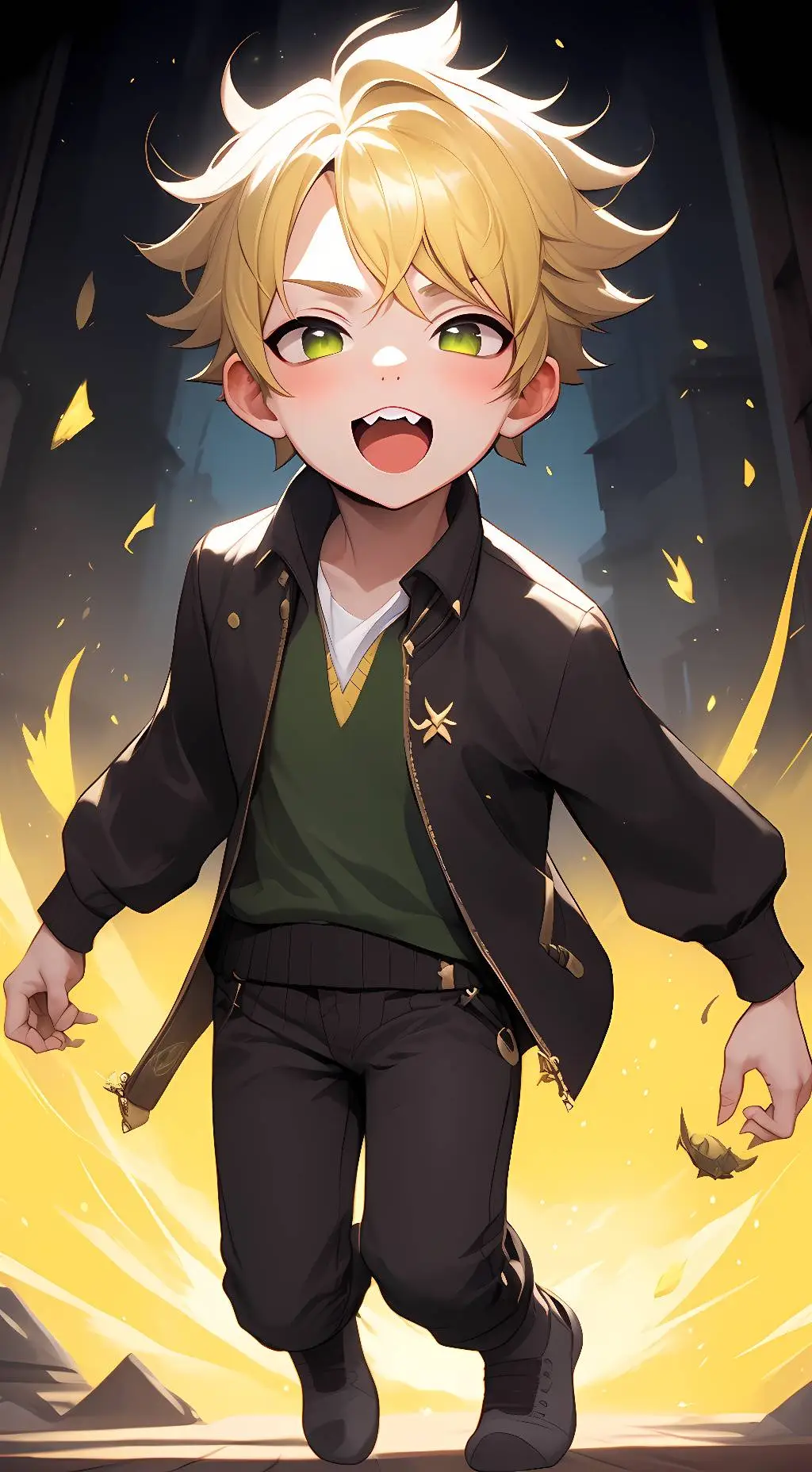 ai character: aunty Bainbridge  background