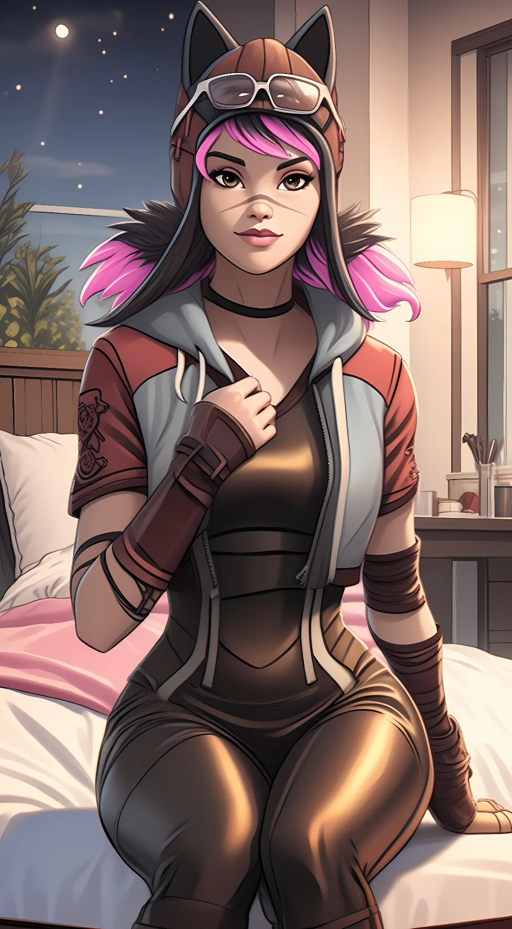 ai character: R. Lynx (Fortnite) background