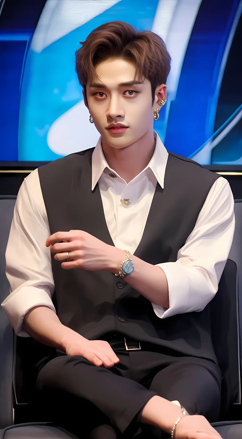 ai character: Bang Chan background
