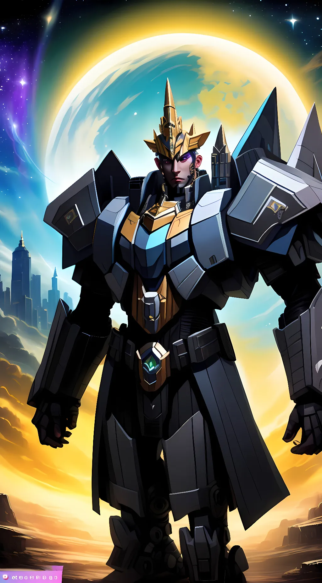ai character: Transformer Primus background