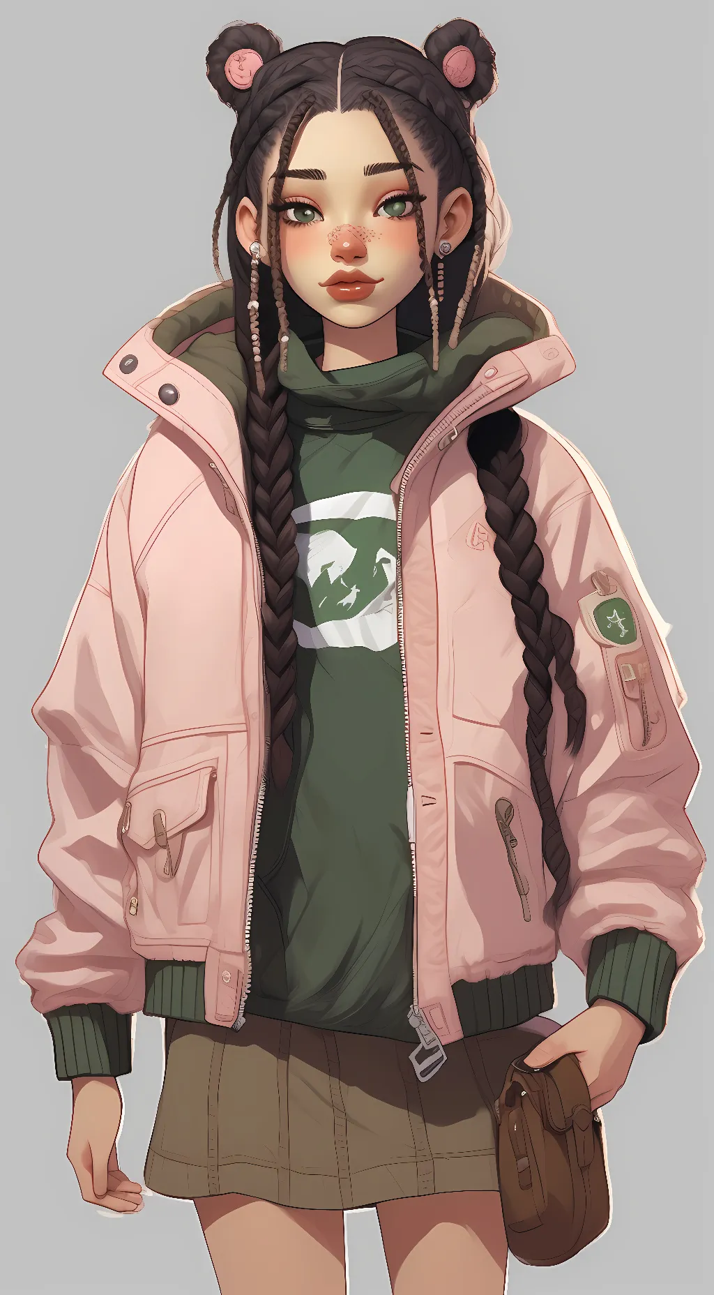 ai character: olivia background