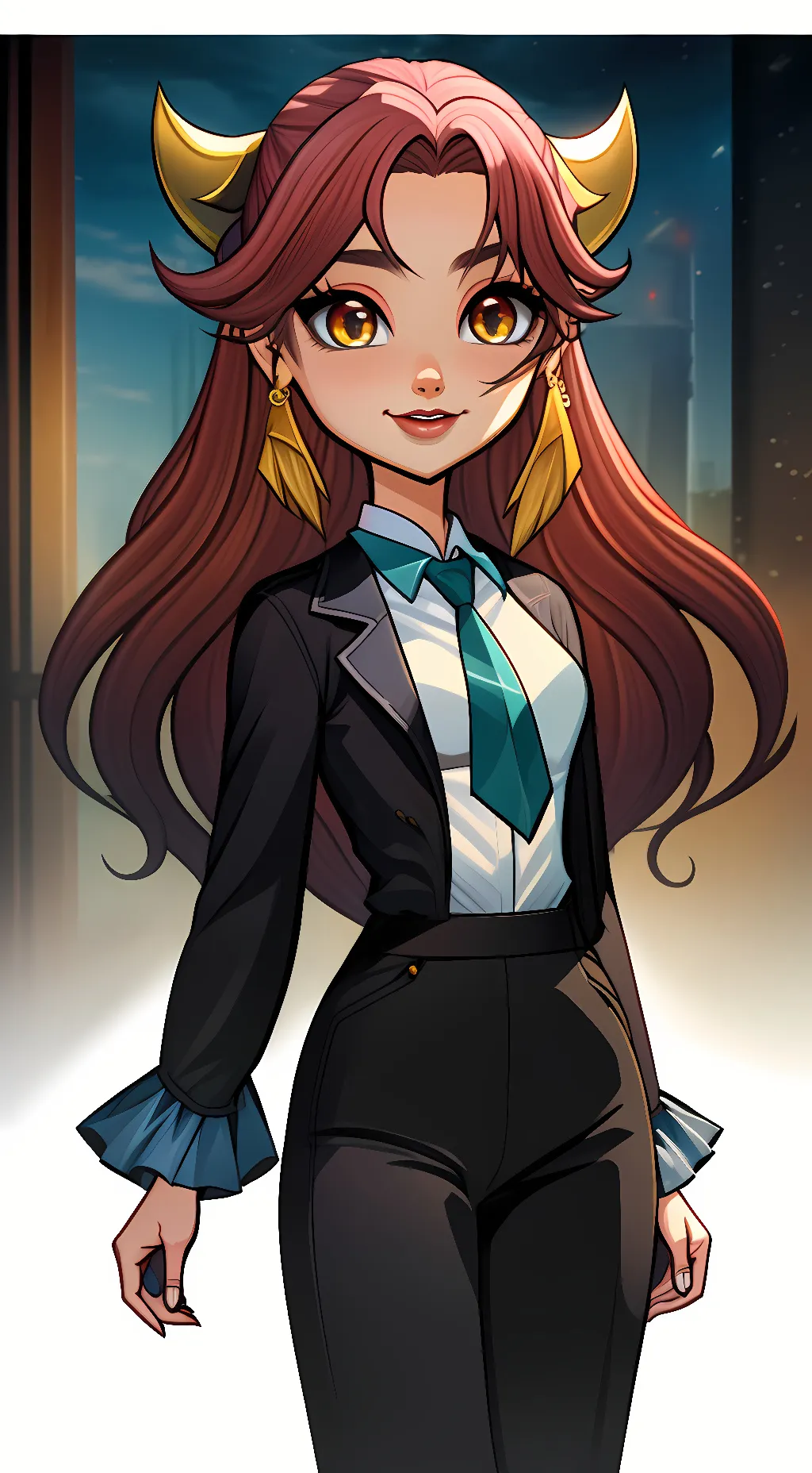 ai character: Angela background