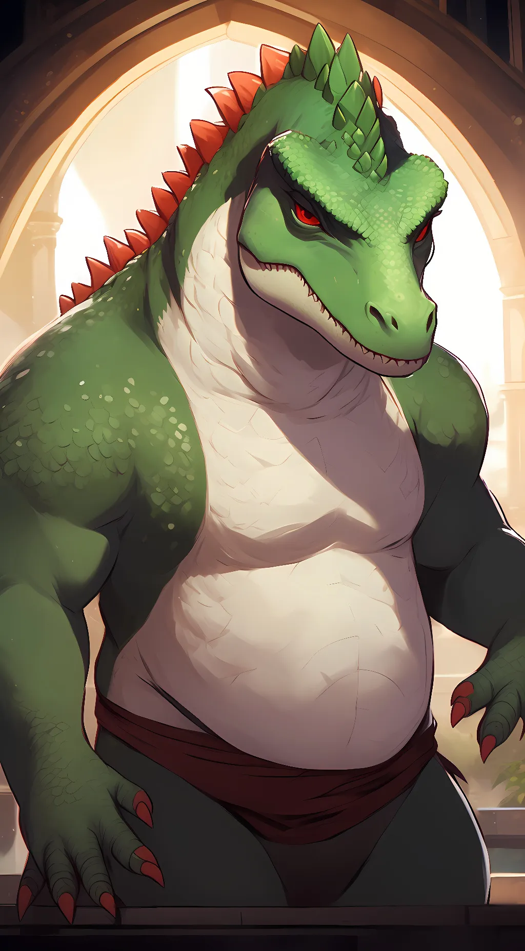 ai character: yoshi background