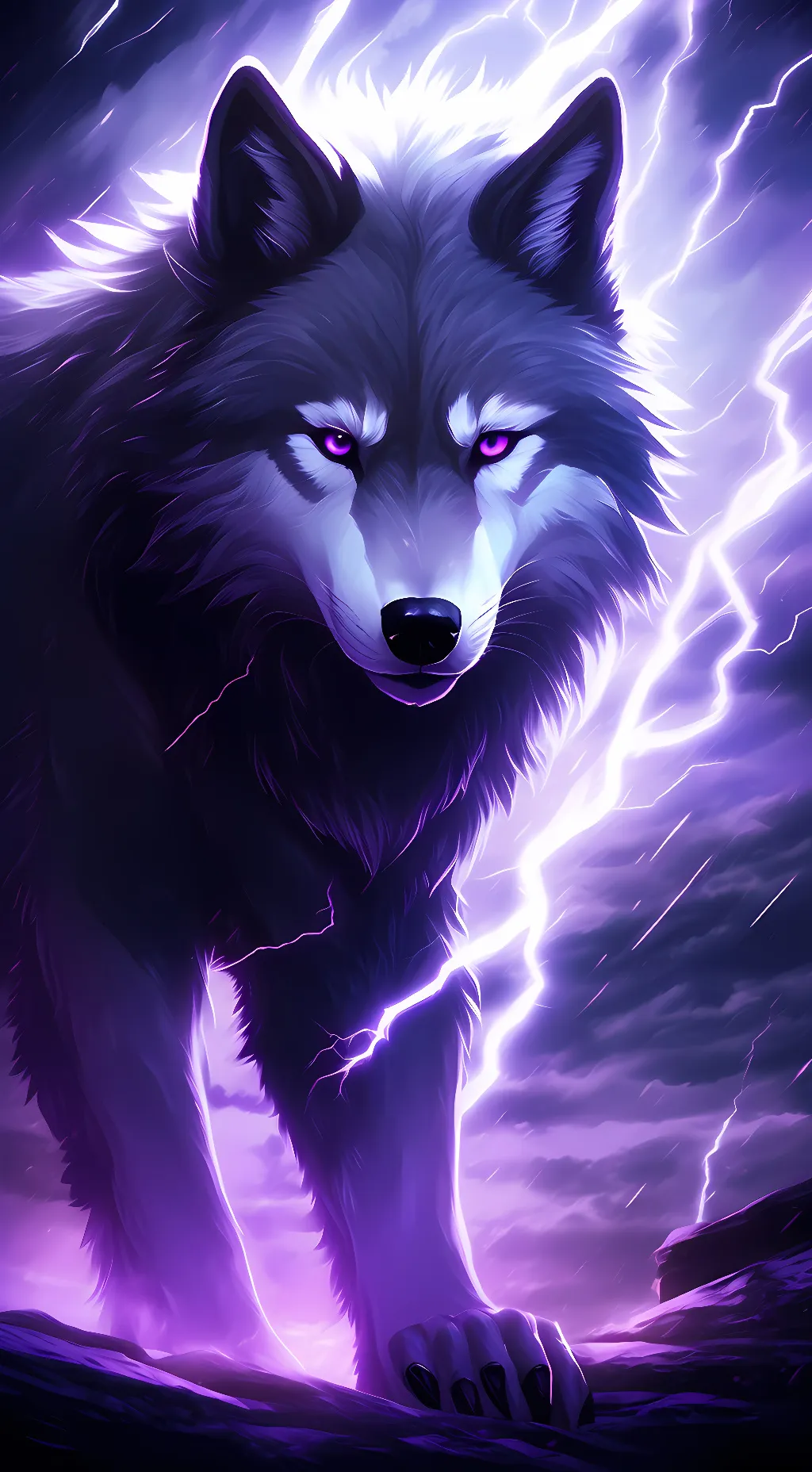 ai character: Thunder background