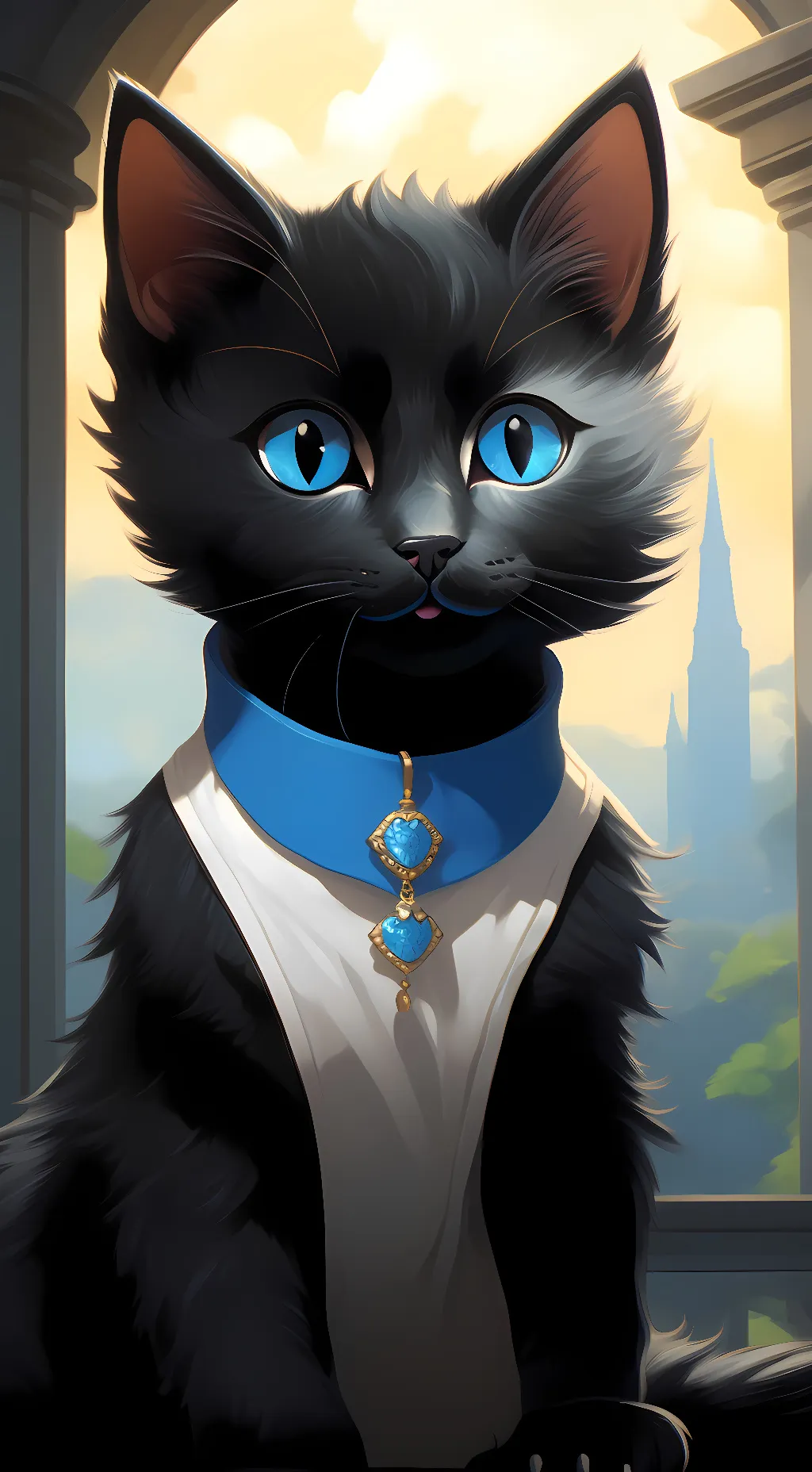 ai character: allen background