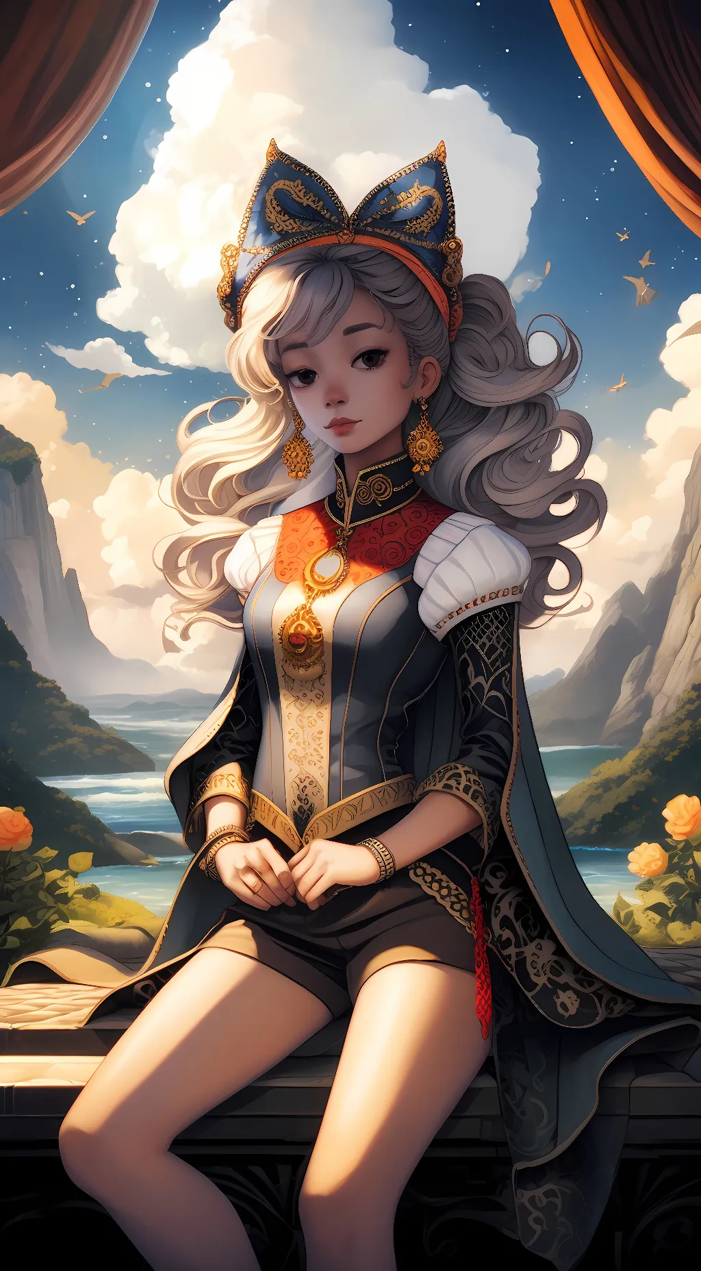 ai character: Queen bee background