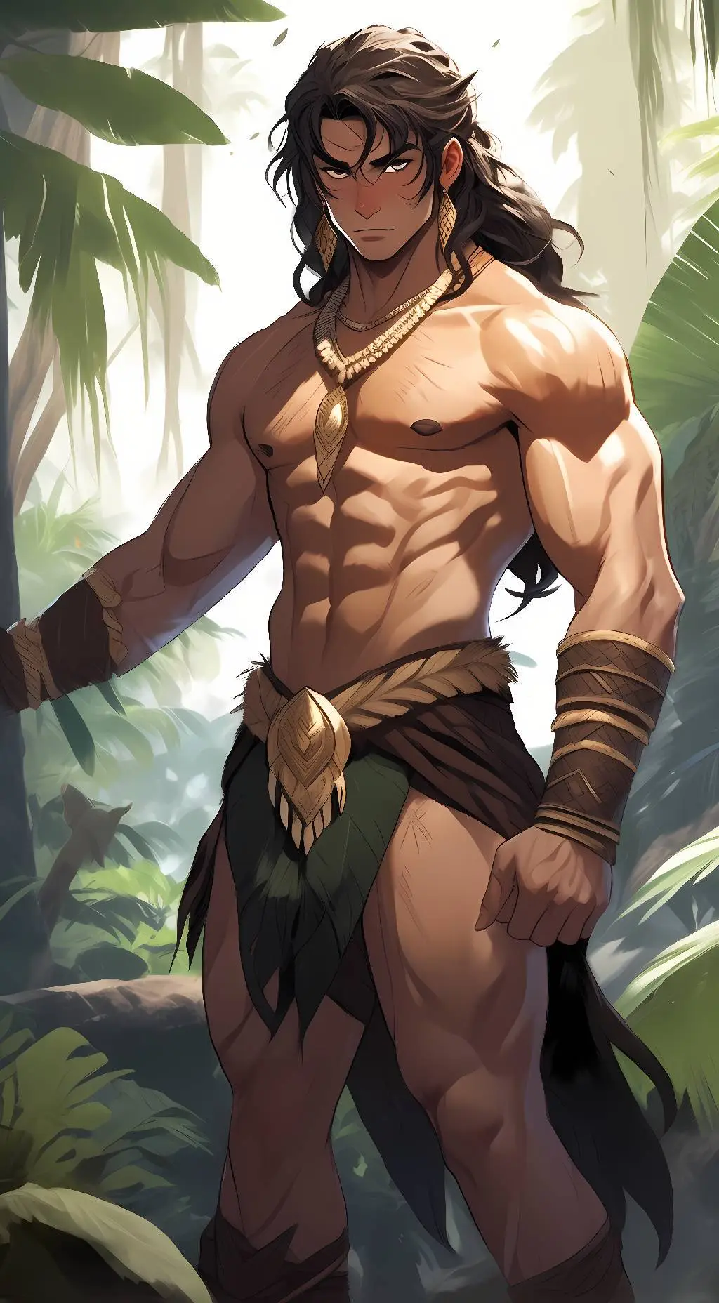 ai character: Tarzan background