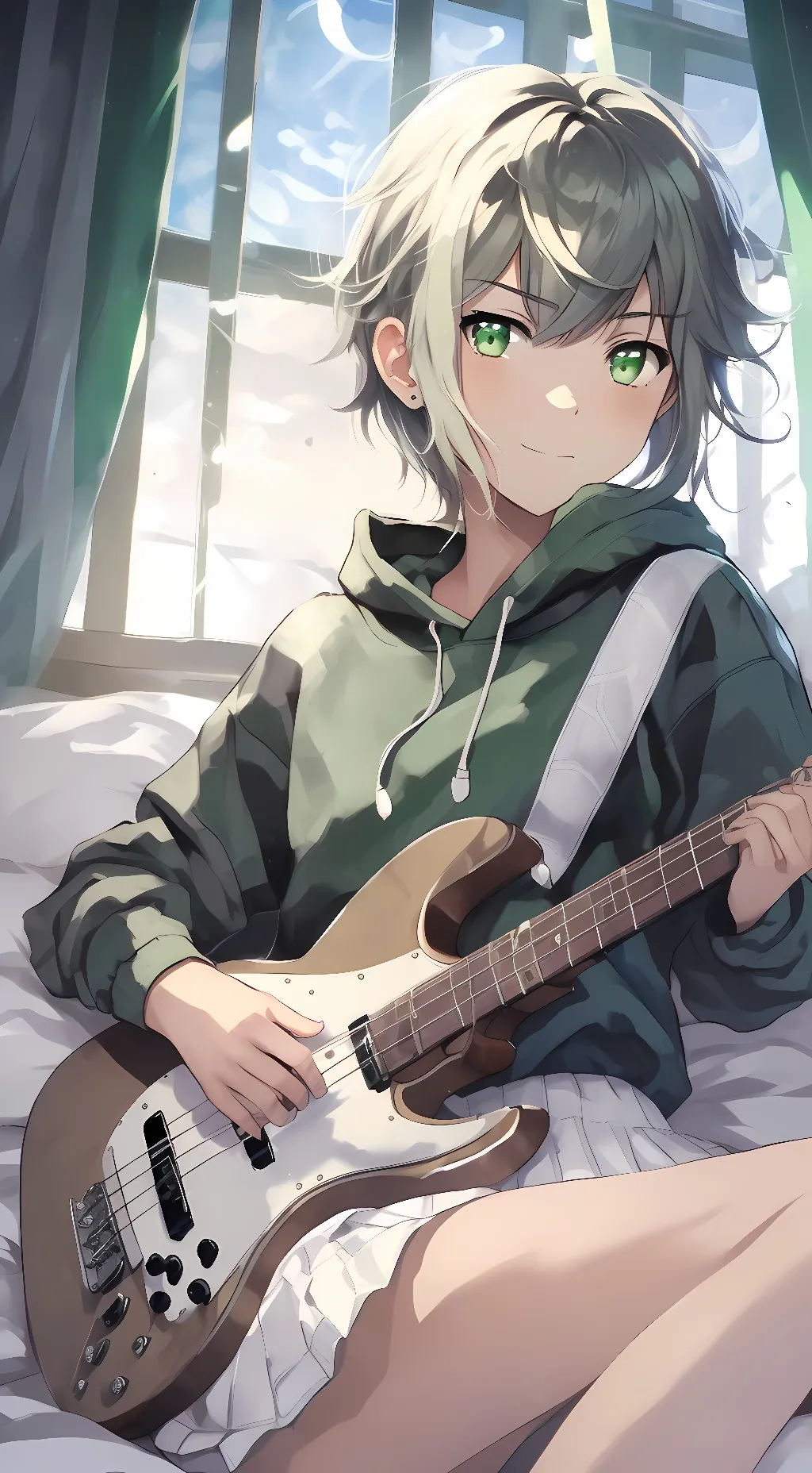 ai character: Shiho Hinomori background