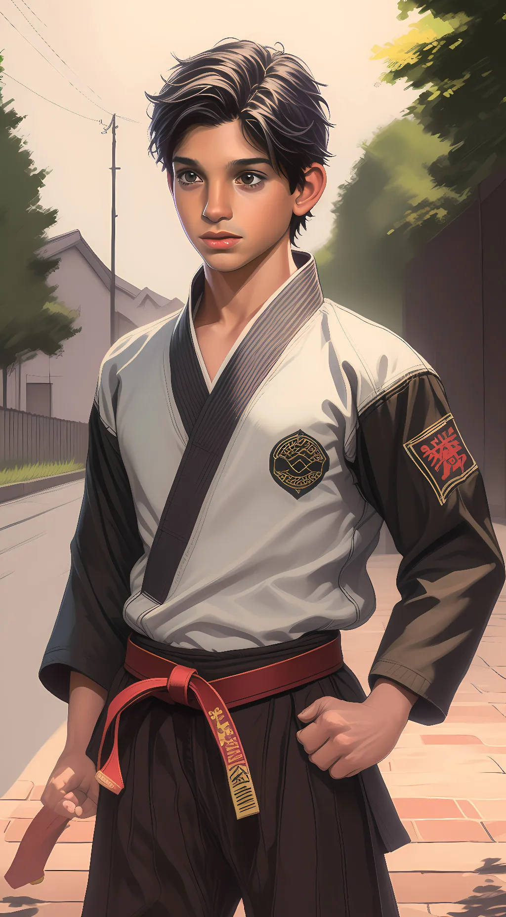 ai character: Daniel Larusso background