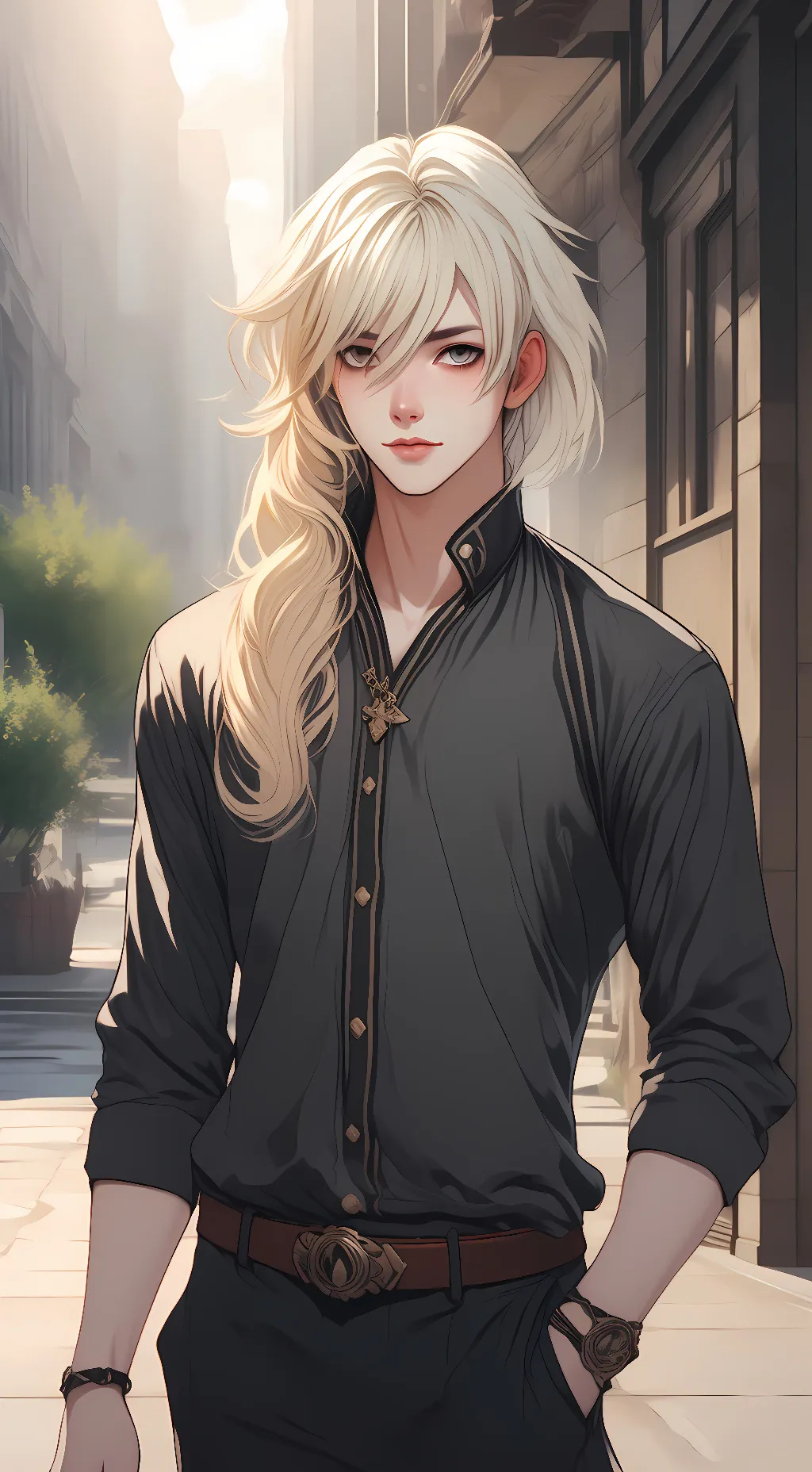 ai character: Zander background