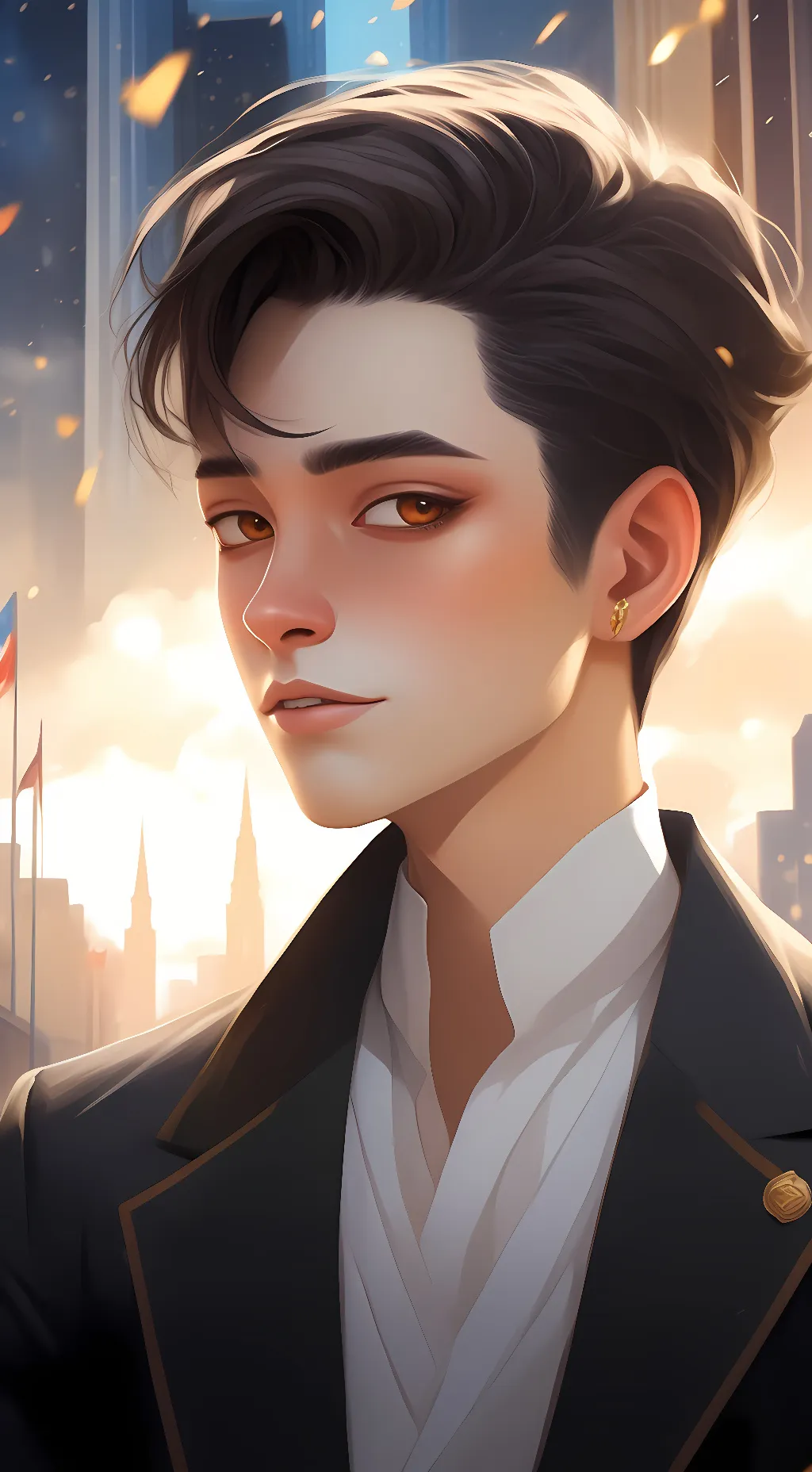 ai character: side eye guy background