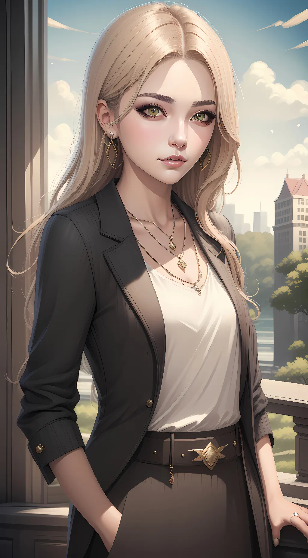 ai character: miss lilac  background