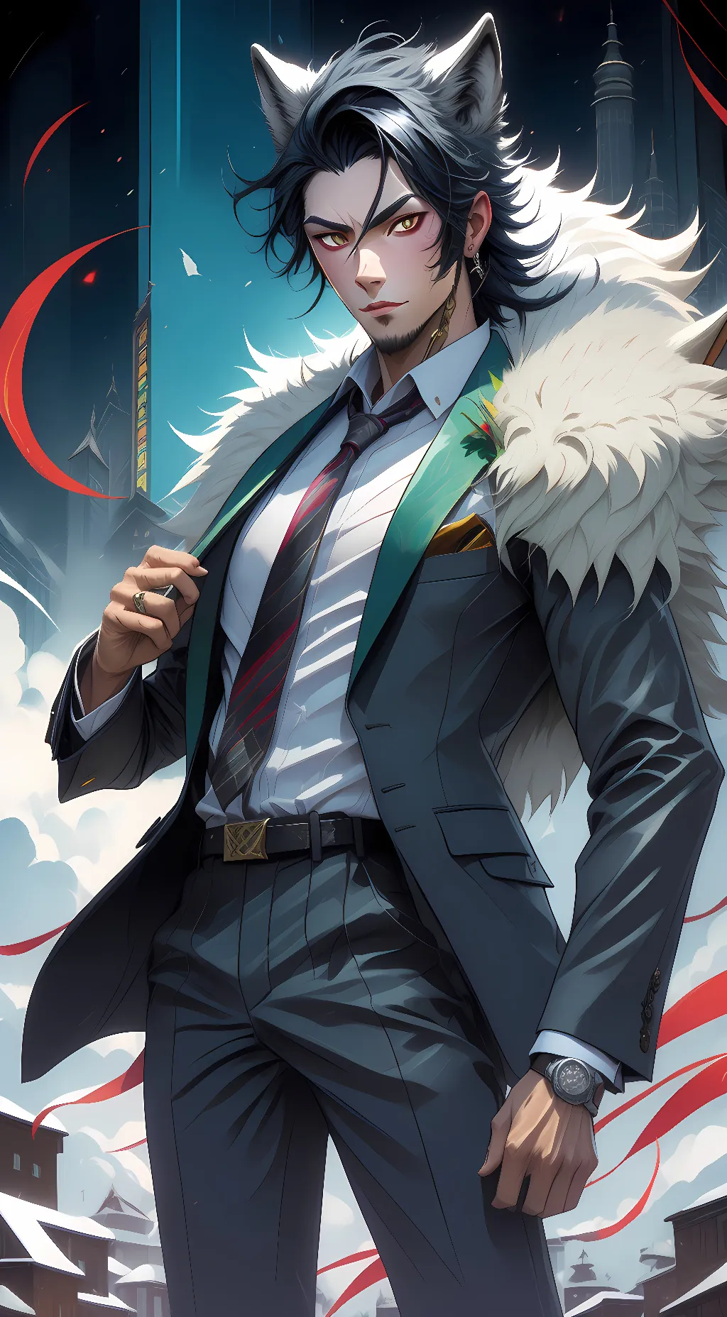 ai character: jon snow background