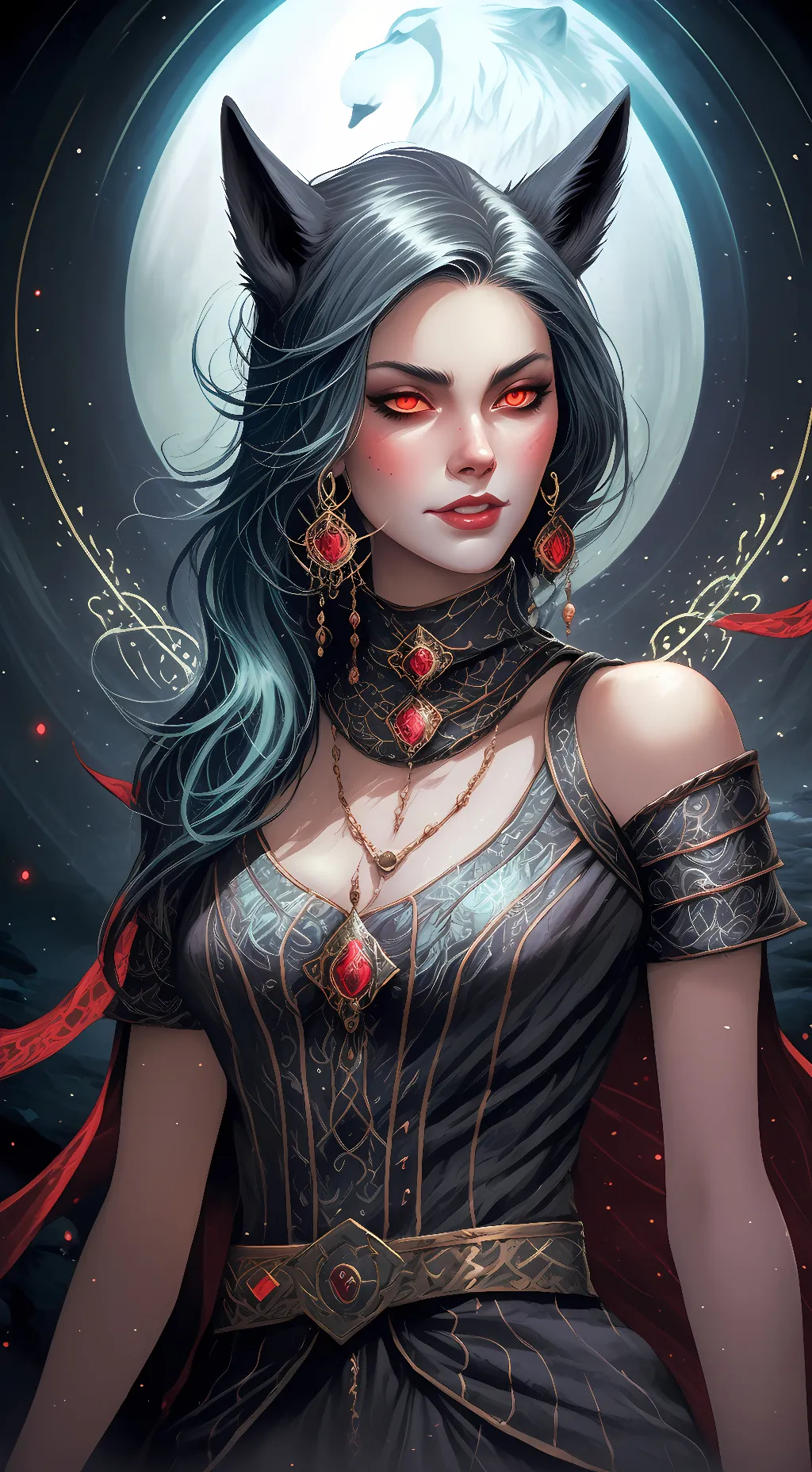 ai character: Nite Shadows background