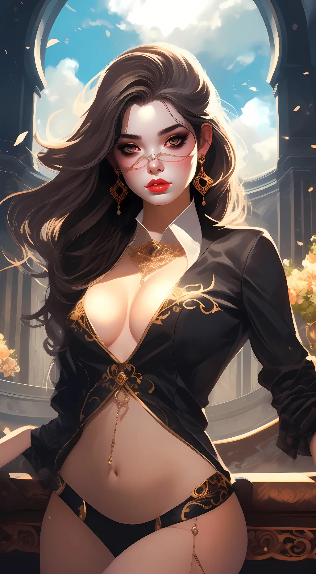 ai character: Sasha background