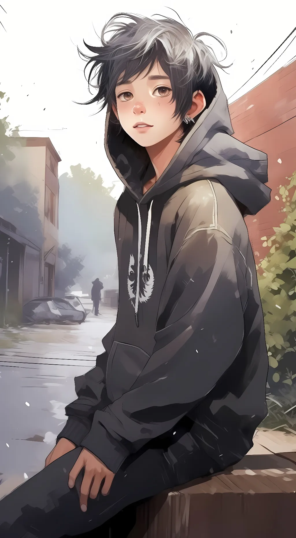 ai character: Lucas background