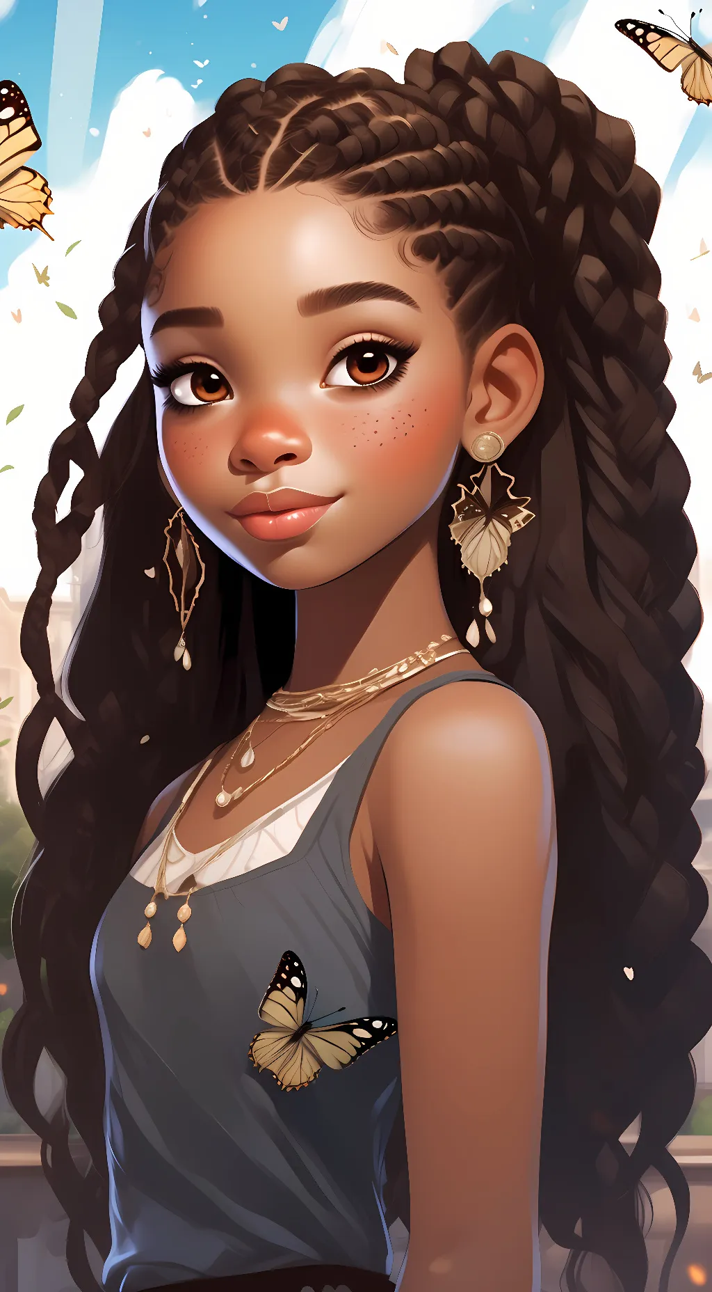 ai character: Victoria Obleifule background