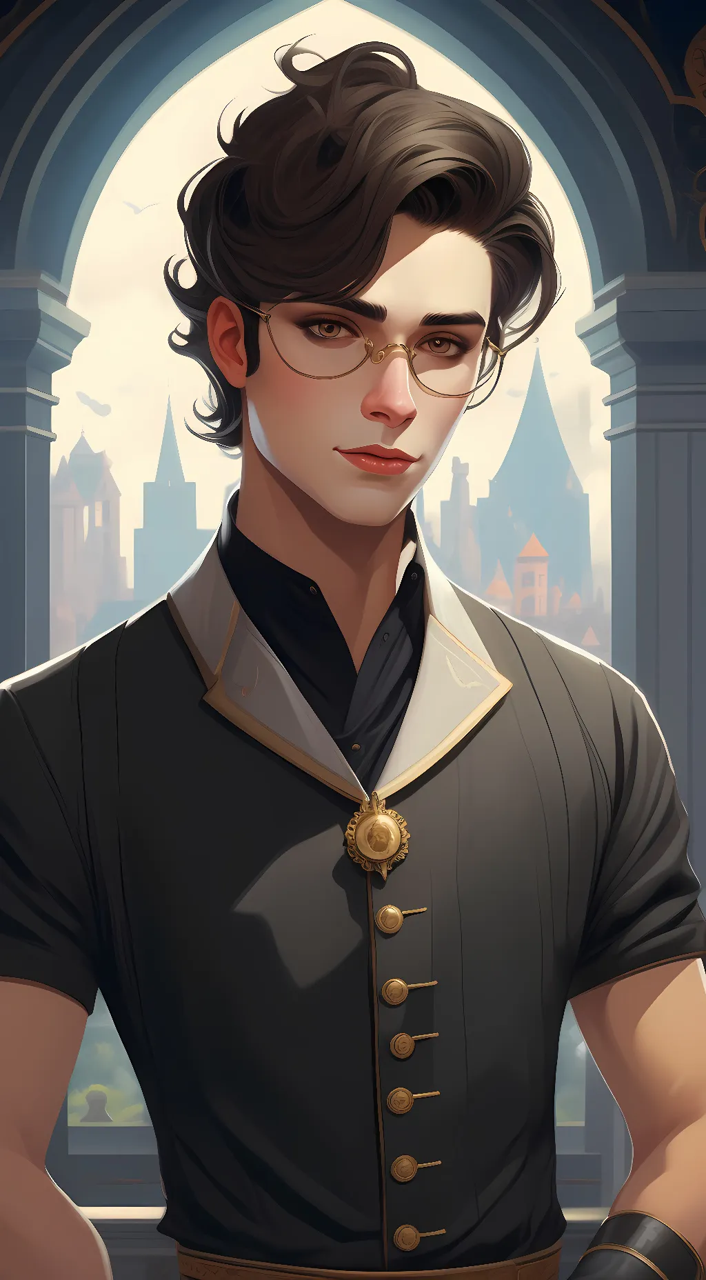 ai character: bendy background