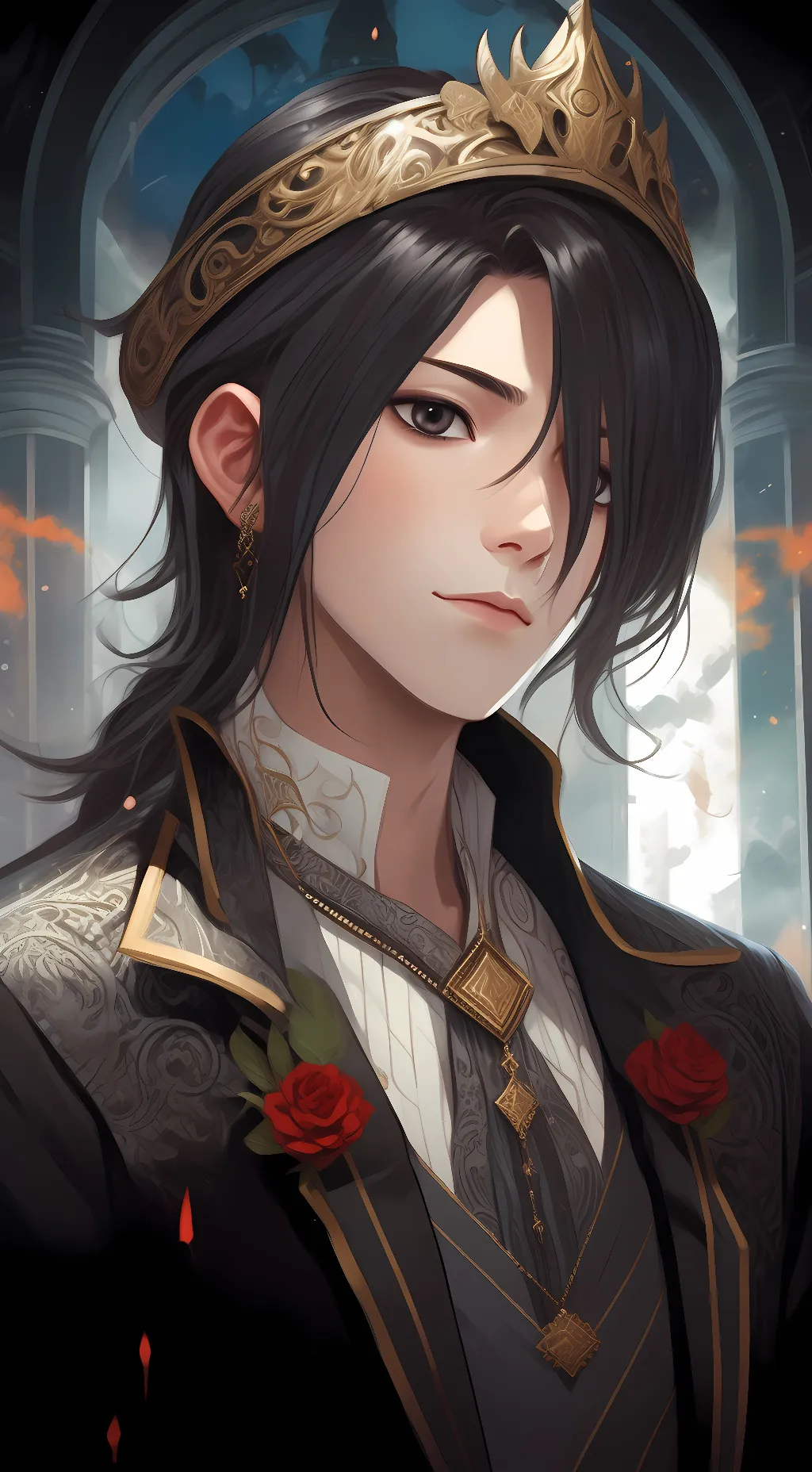 ai character: Prince Sasuke background