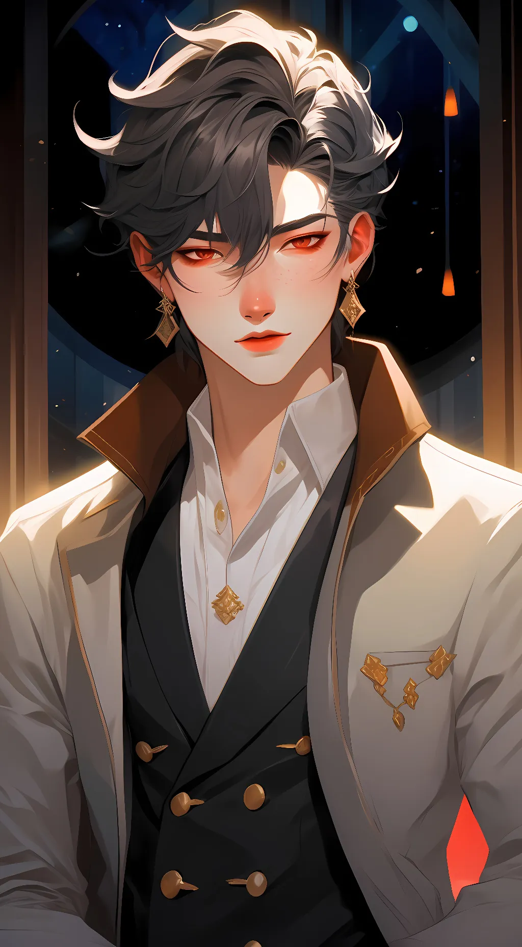 ai character: Damian background