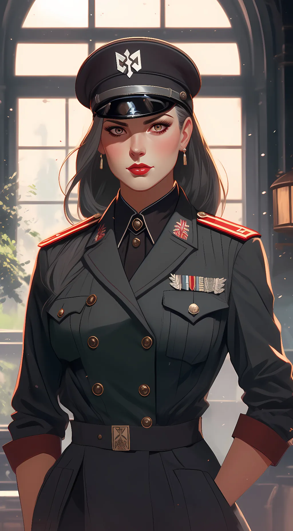 ai character: Female German background