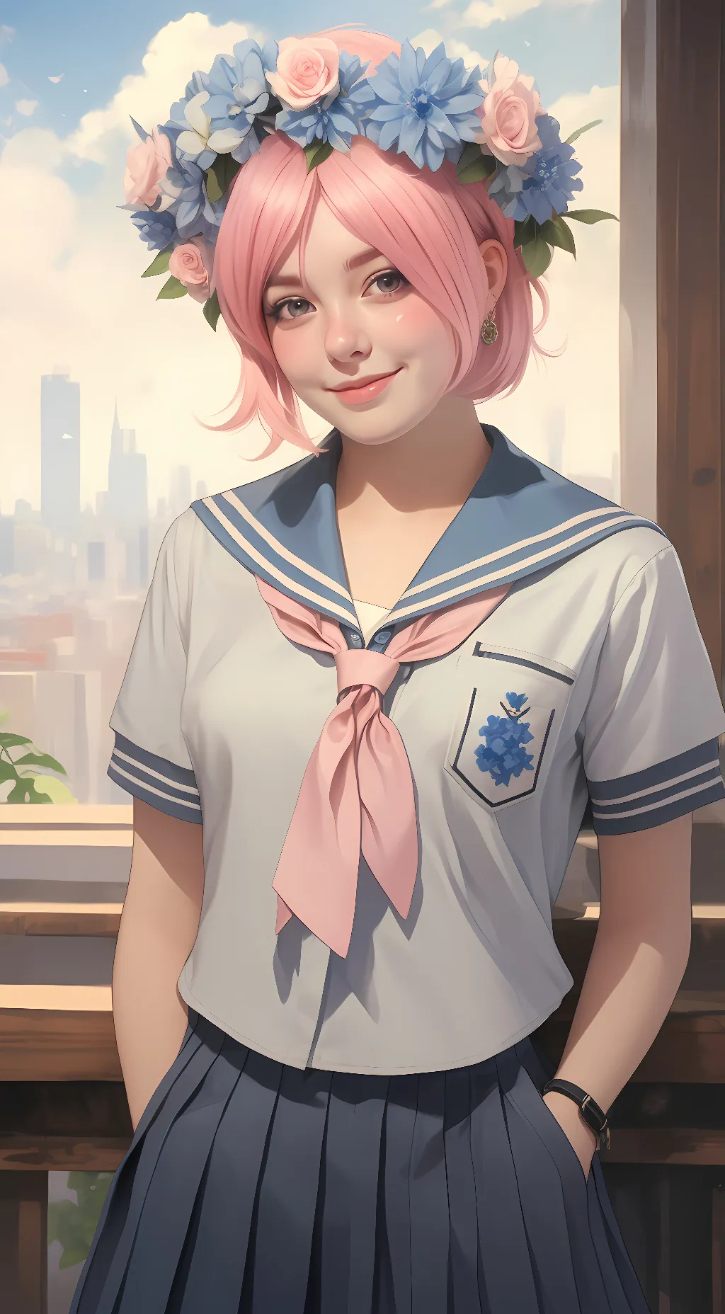 ai character: Hana Fumiyo background