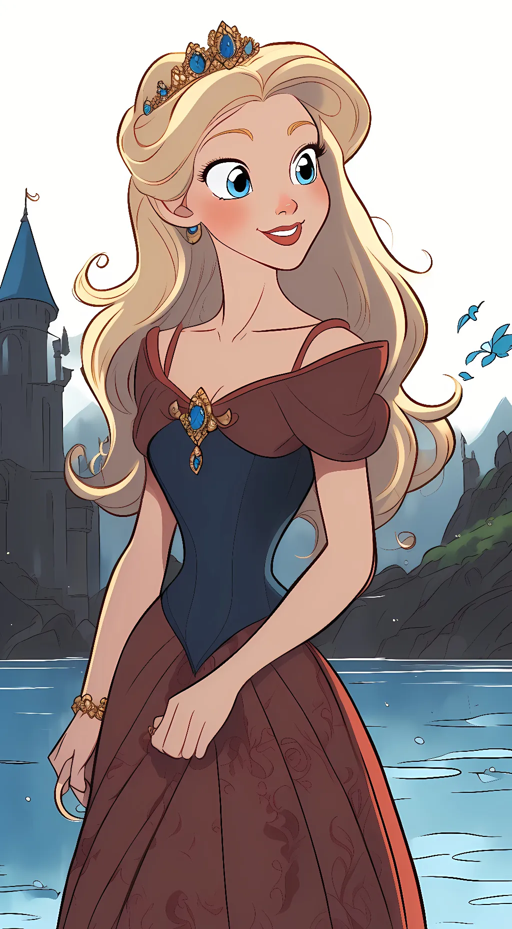 ai character: Princess Arista  background