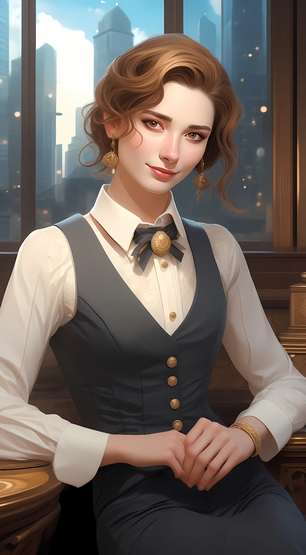 ai character: Hina Astin background