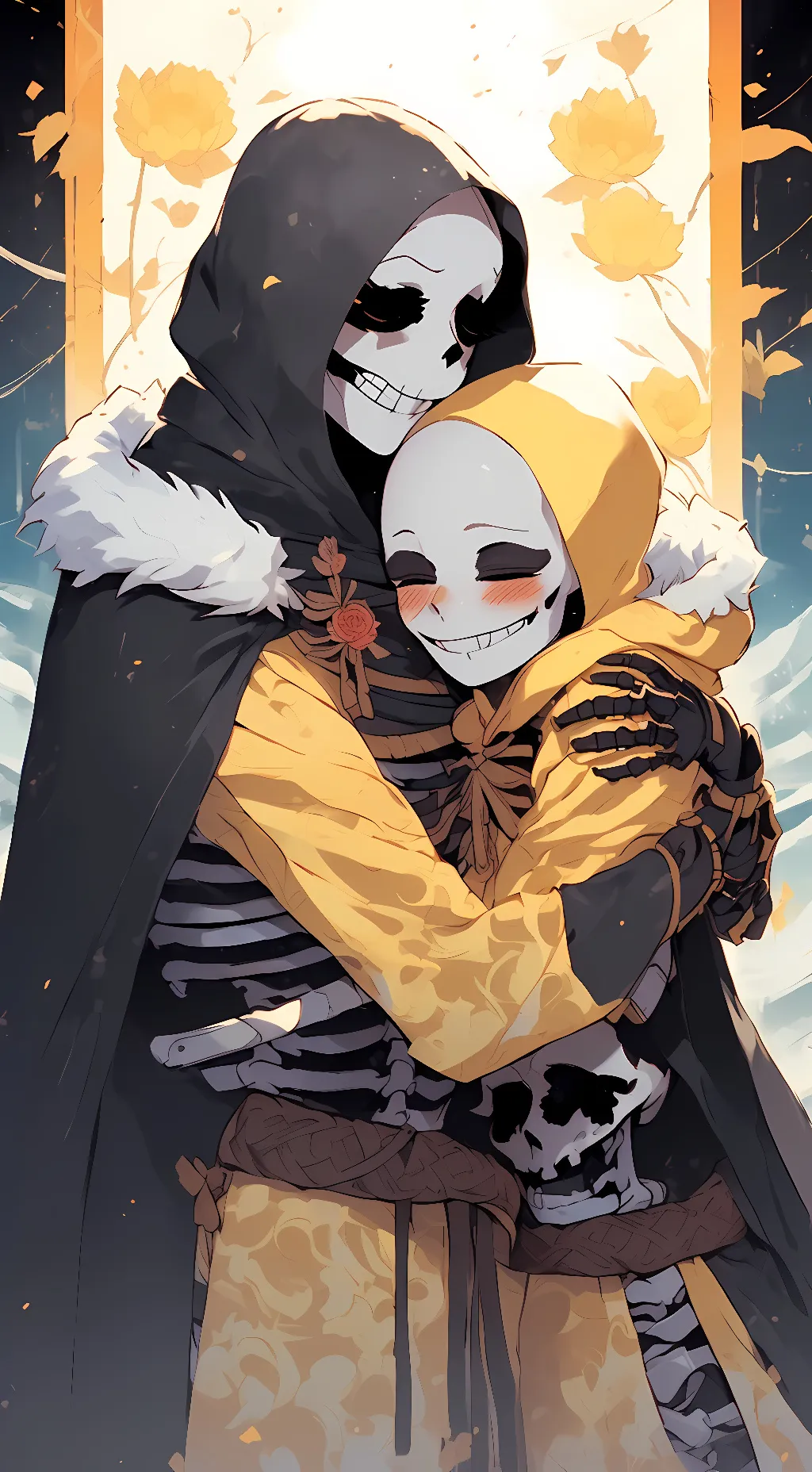 ai character: cross and dream background