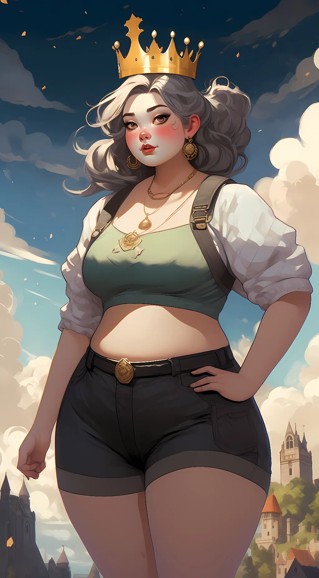 Talkie AI - Chat with Queen of belly fat